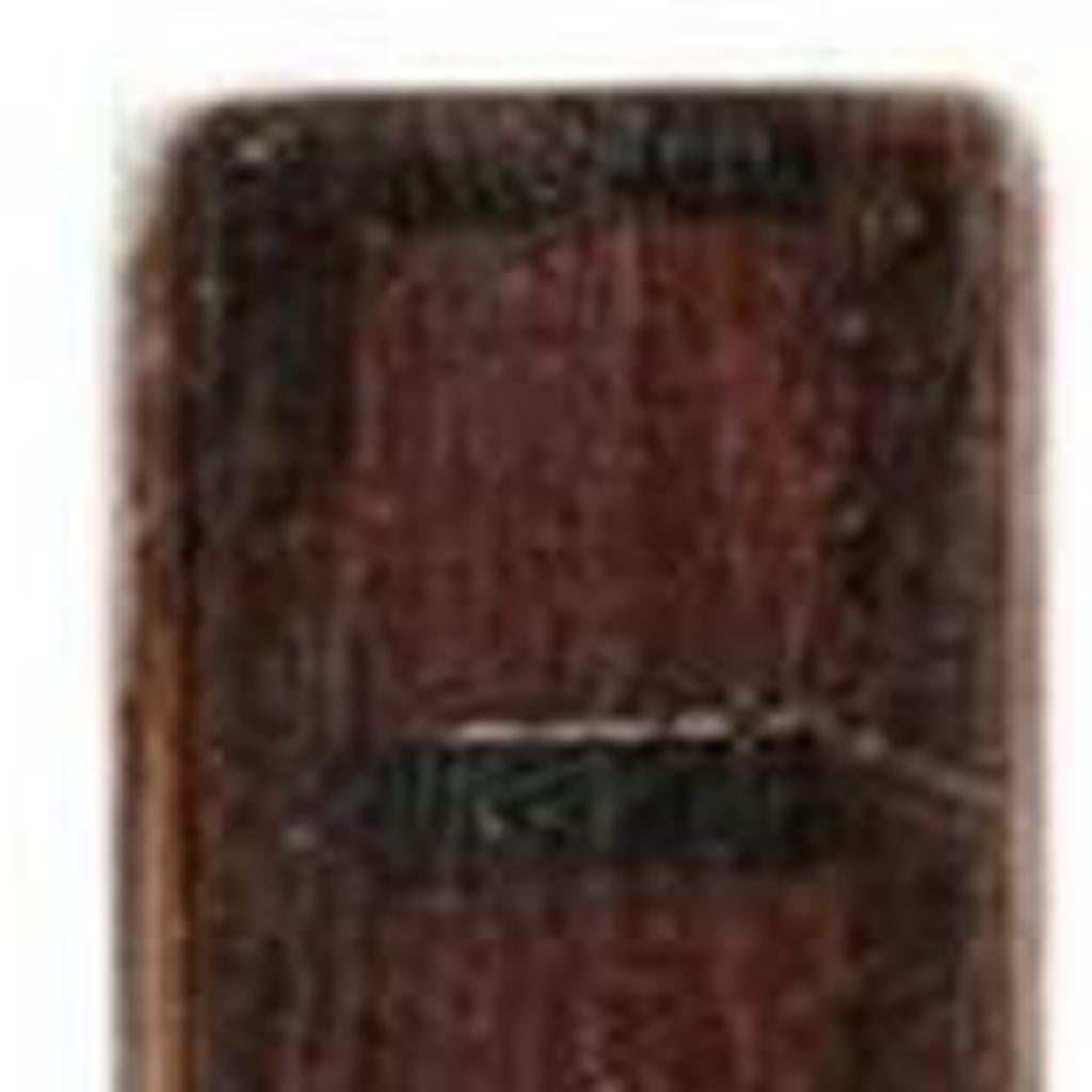 15" Black and Red Normandie Large Boat Hand Painted Decorative Boat-Sculptures-DECOROLALA