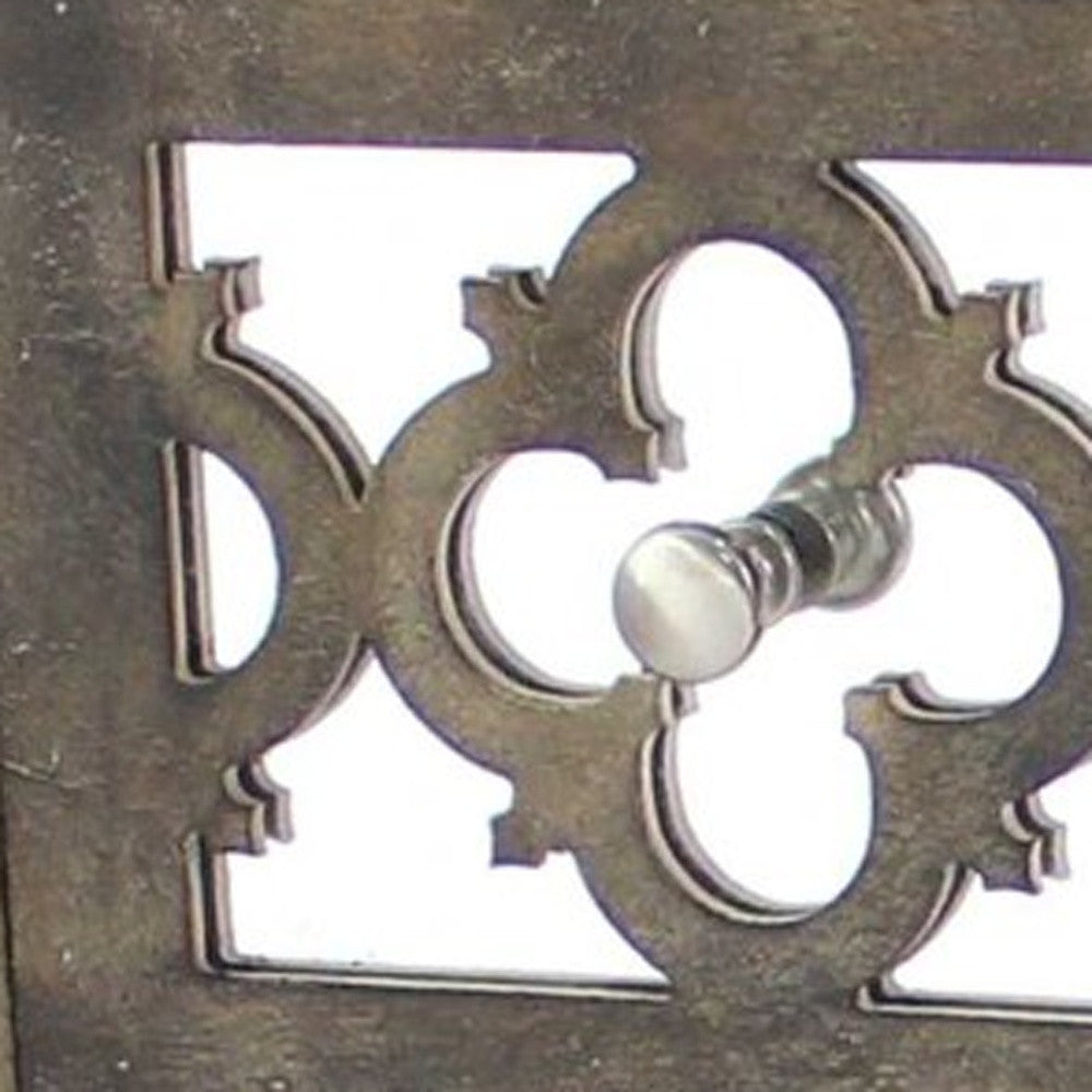 15" Brown Standard Accent Cabinet With Three Drawers-Cabinets-DECOROLALA