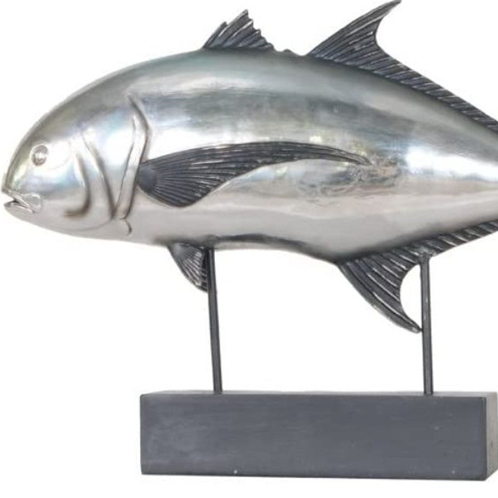 15" Multiple Colors Metal Hand Painted Sculpture-Sculptures-DECOROLALA