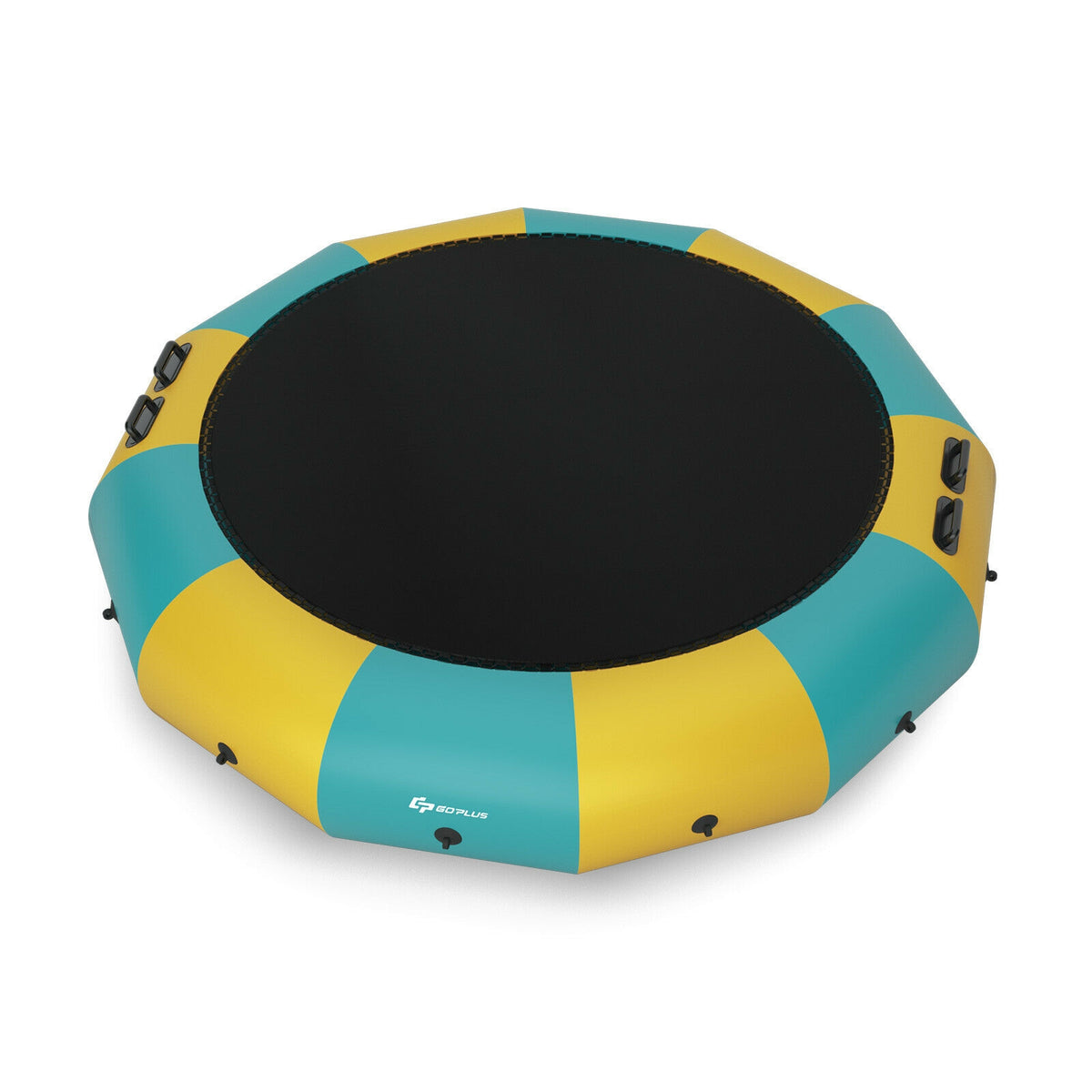 15ft Inflatable Water Bouncer Trampoline with Electric Inflator-Trampolines-DECOROLALA