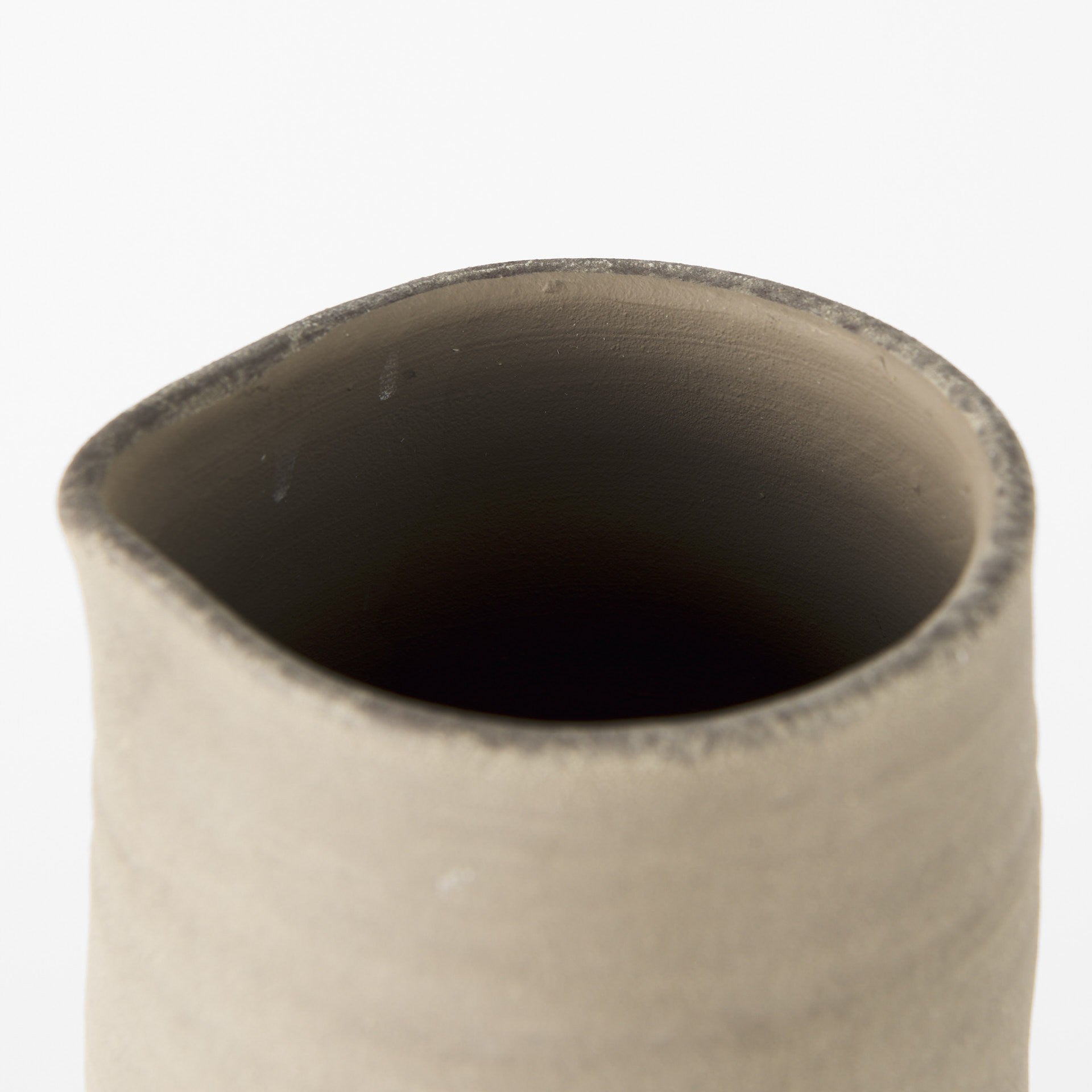 16" Black Ceramic Decorative Jug-Sculptures-DECOROLALA