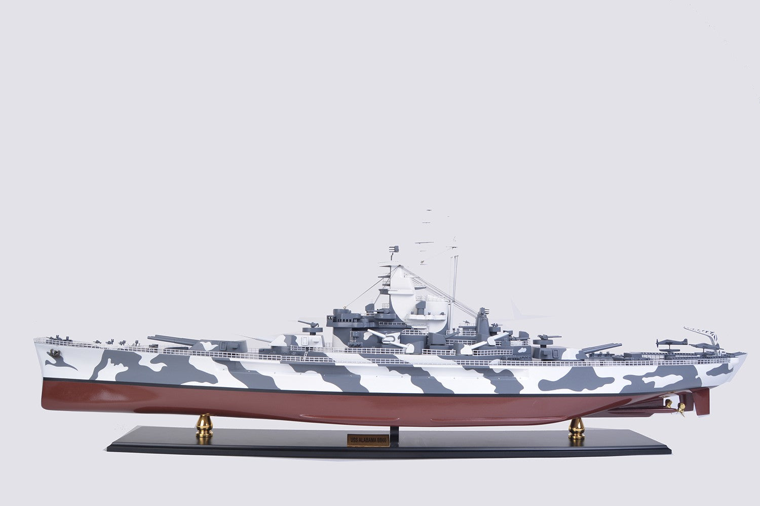 16" Gray And White Manufactured Wood Hand Painted Sculpture-Sculptures-DECOROLALA