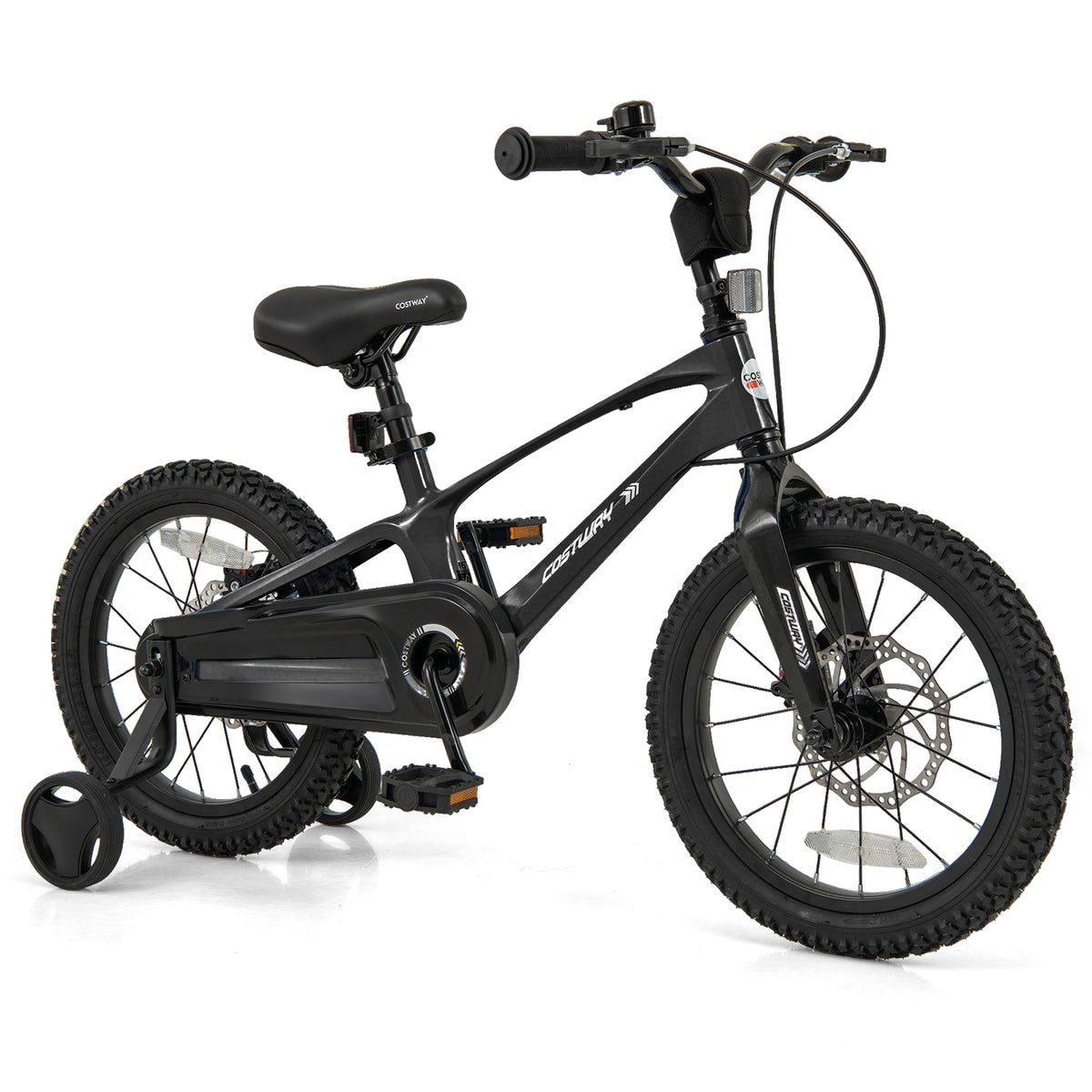 Vélo léger pour enfants de 16 pouces avec 2 roues stabilisatrices amovibles, pour les 4 à 7 ans - 16 pouces