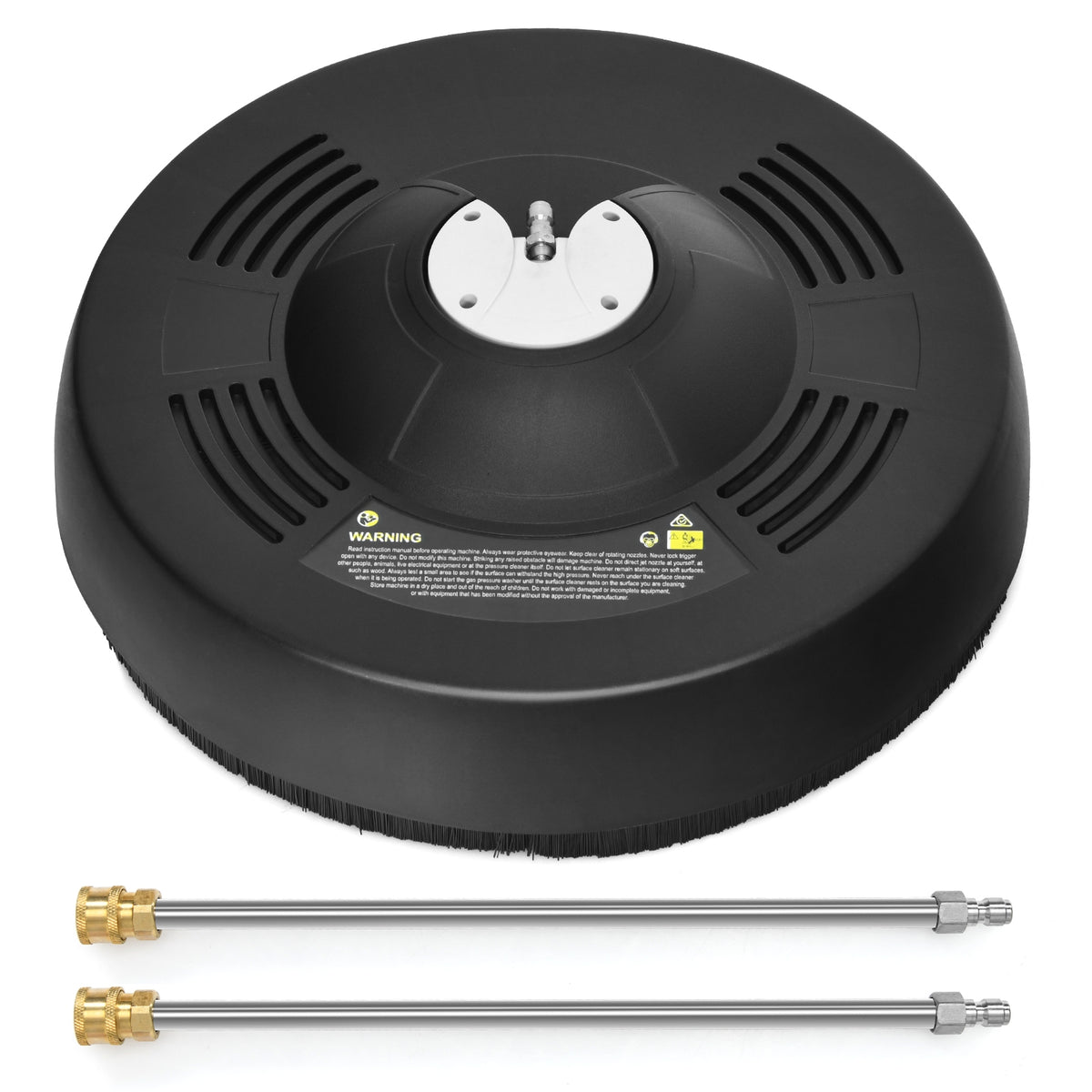 16 Inch Pressure Washer with 2 Spray Nozzles and 1/4-inch Quick-connect Extension Wands-Vacuum Cleaners-DECOROLALA