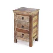 16" Modern Rustic Three Drawer Accent Chest-Dressers-DECOROLALA