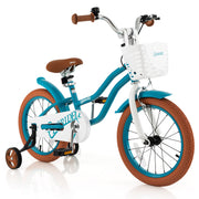 Kids Bike with Front Handbrake and 2 Training Wheels