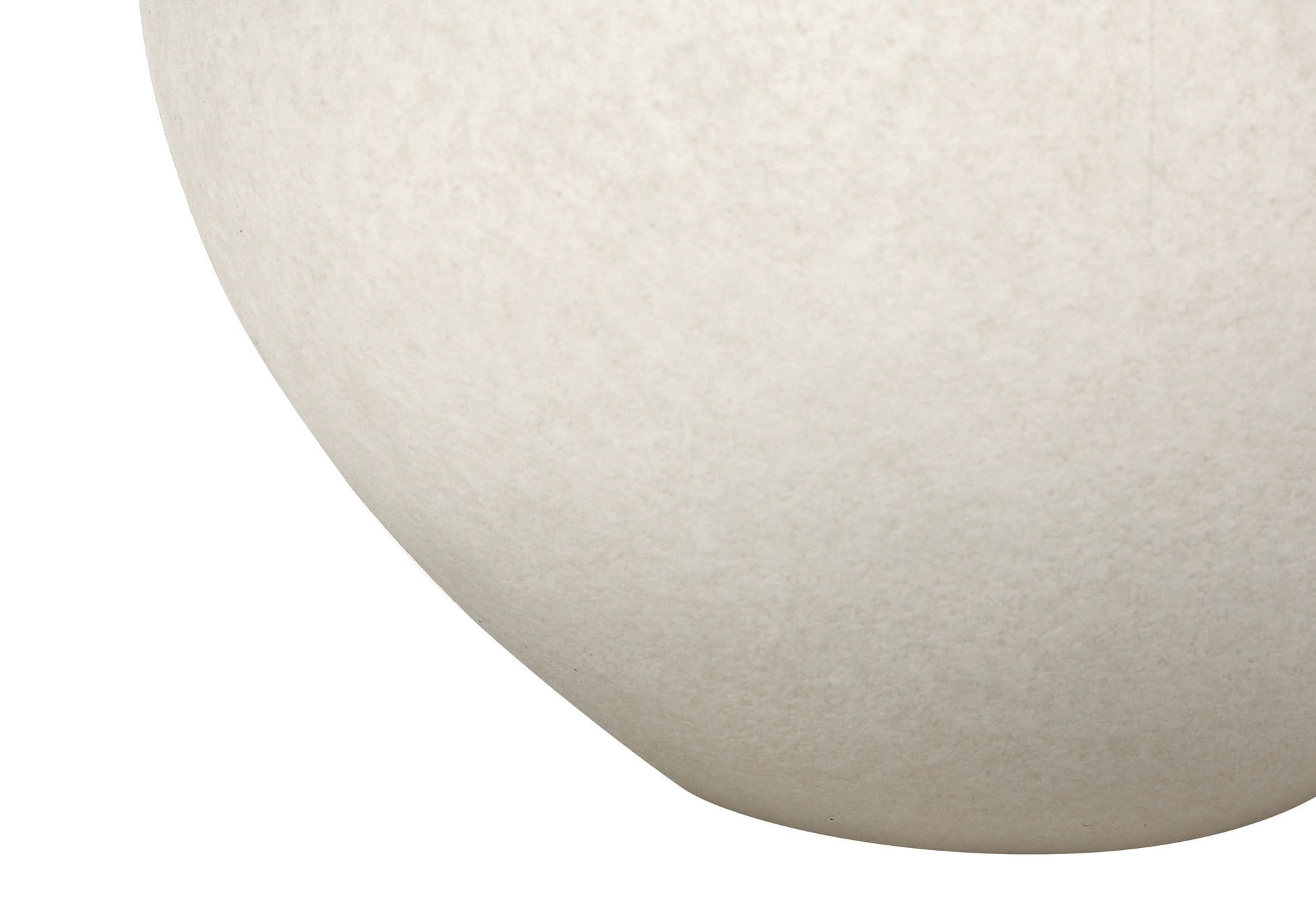 16"H Globe Table Lamp, Cream Ceramic Base with Beige Shade-Lighting-DECOROLALA