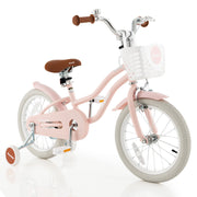 Vélo pour enfants avec frein à main avant et 2 roues stabilisatrices