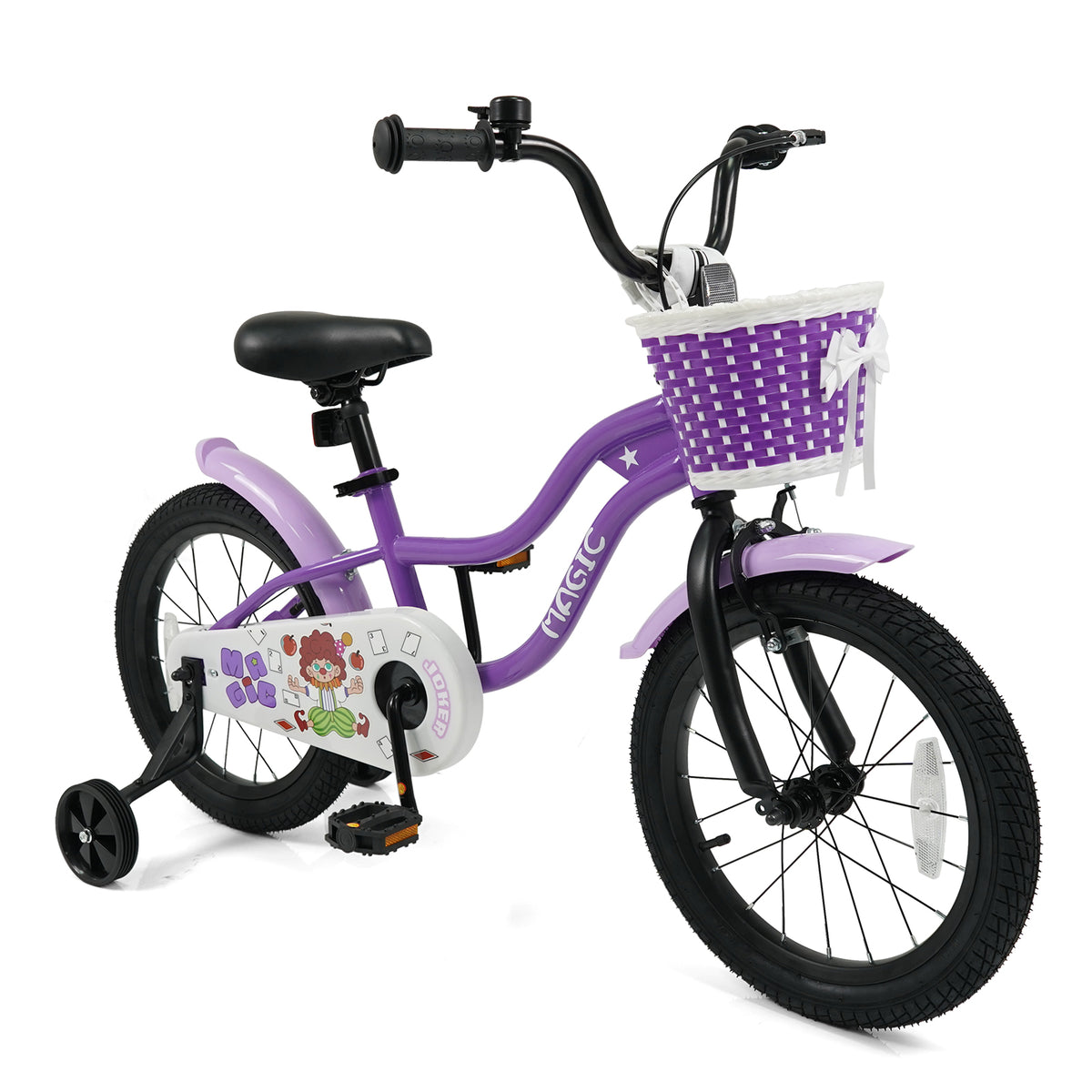 Kids Bike with Training Wheels for Aged 3-4 Years Old - Magic
