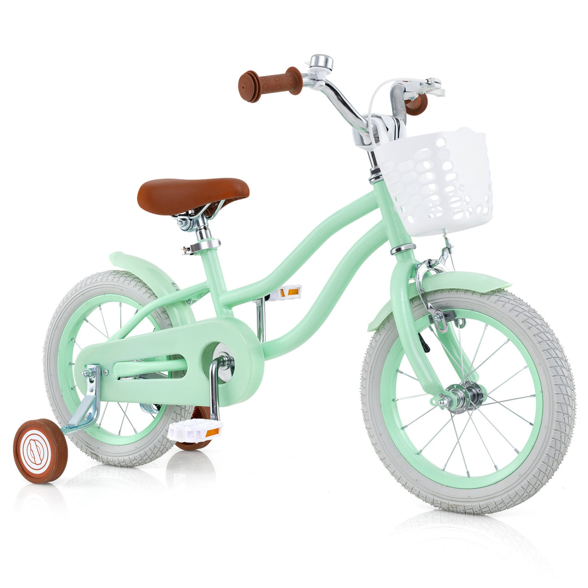 Vélo pour enfants avec selle réglable et sonnette pour enfants de 3 à 8 ans