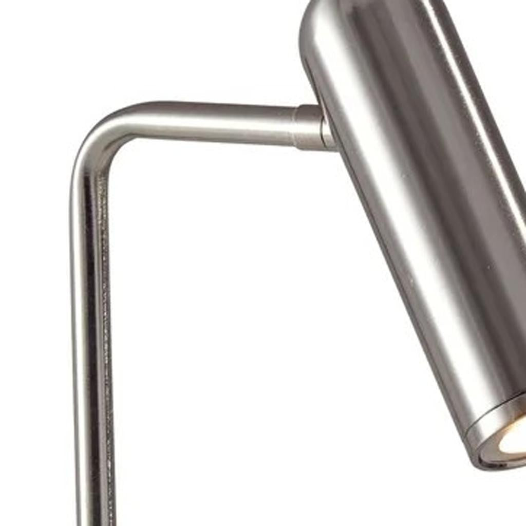 17" Brass Metal LED Desk Lamp With USB And Wireless Charging-Table Lamps-DECOROLALA