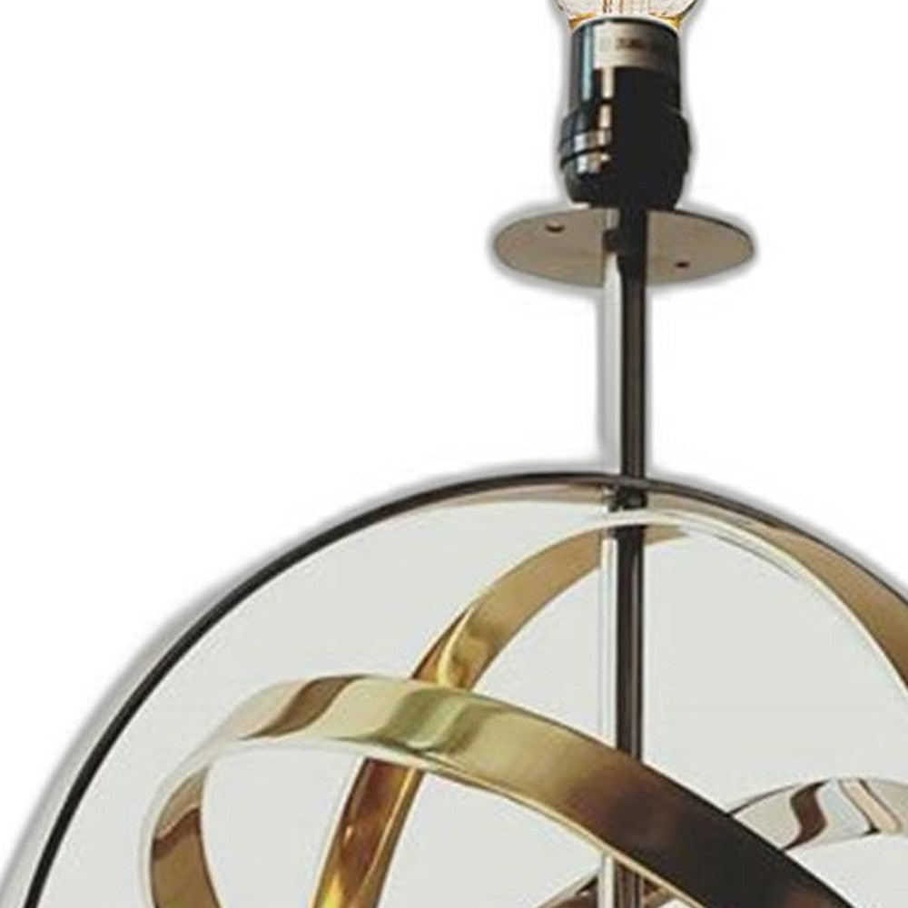 17" Bronze Metal Standard Table Lamp-Table Lamps-DECOROLALA