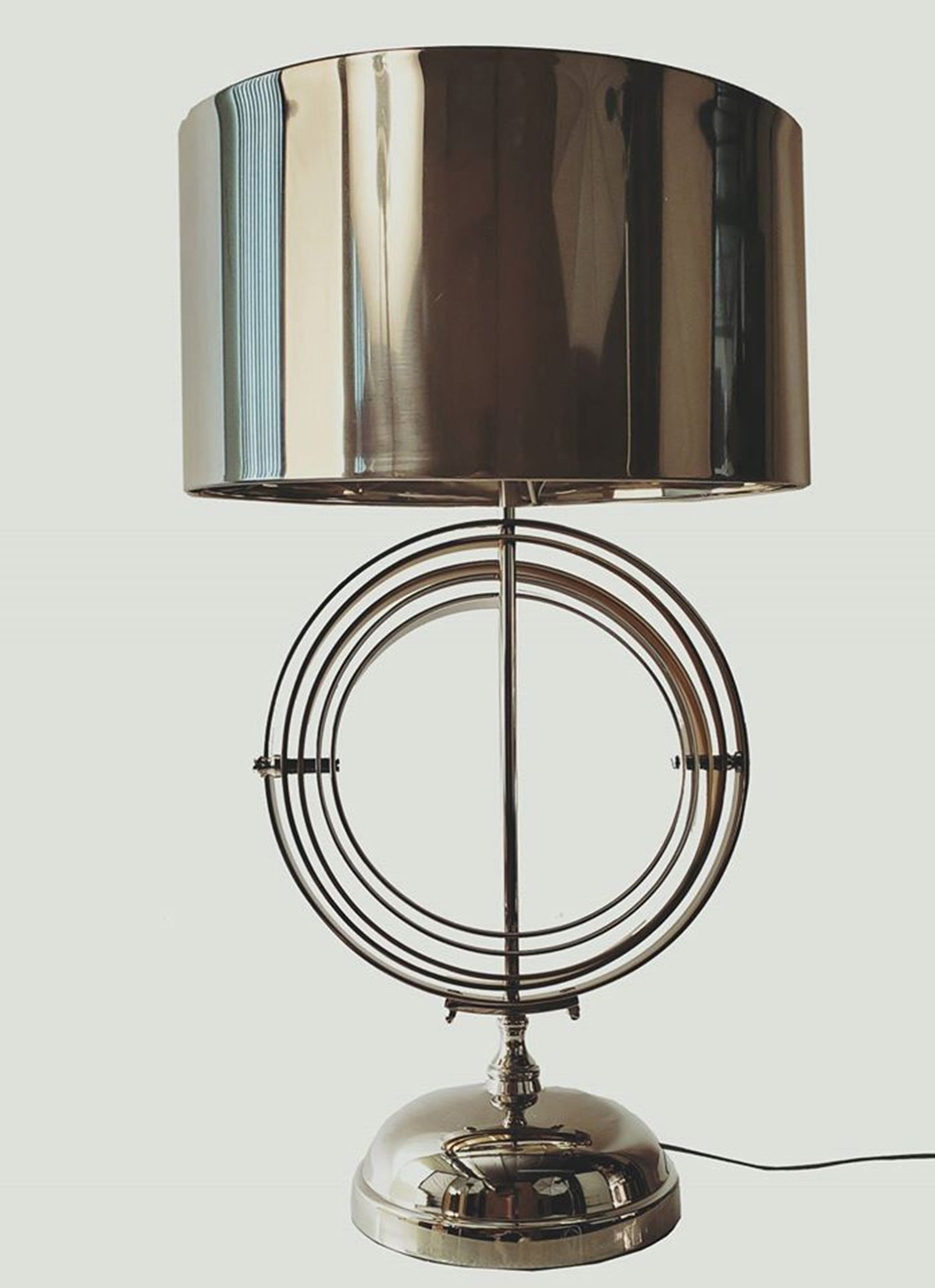 17" Bronze Metal Standard Table Lamp-Table Lamps-DECOROLALA