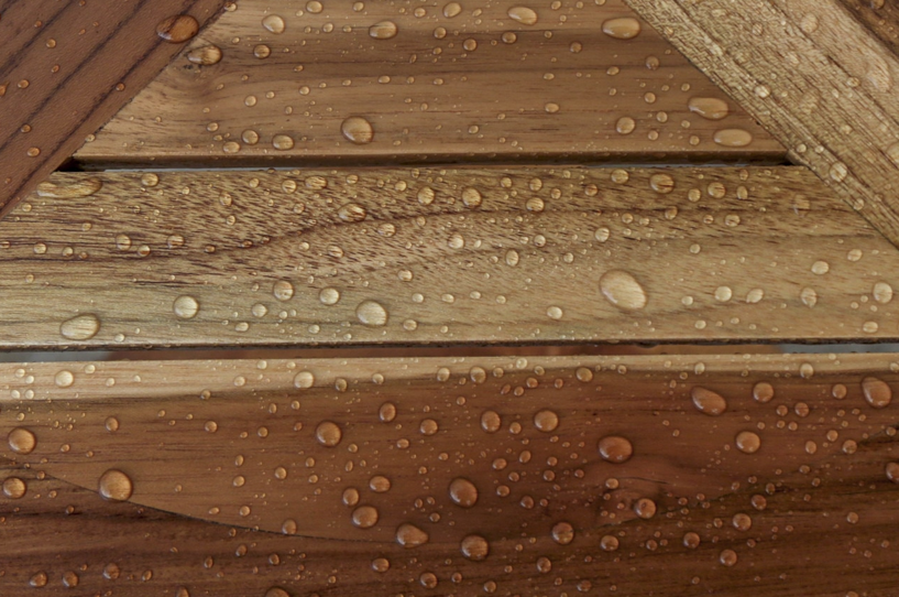 17" Brown Teak Corner Shower Bench With Shelf-Shower Benches-DECOROLALA