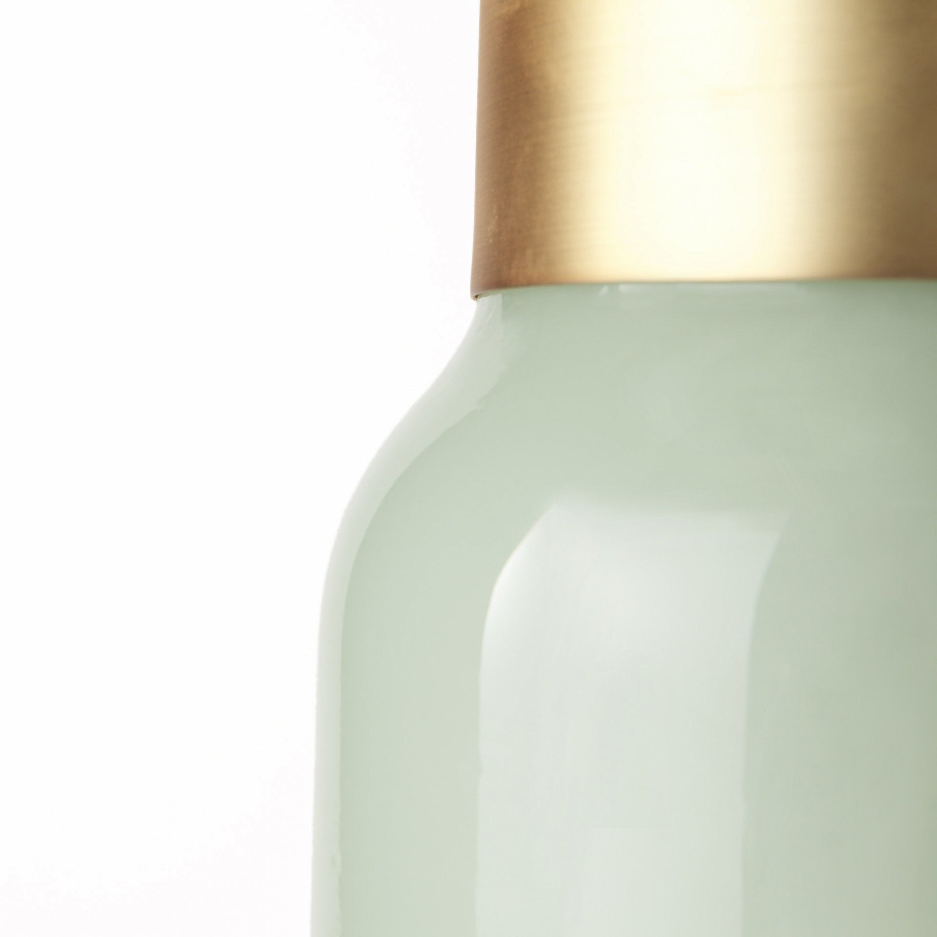 17" Green Abstract Cylinder Crystal Glass Table Vase-Vases-DECOROLALA