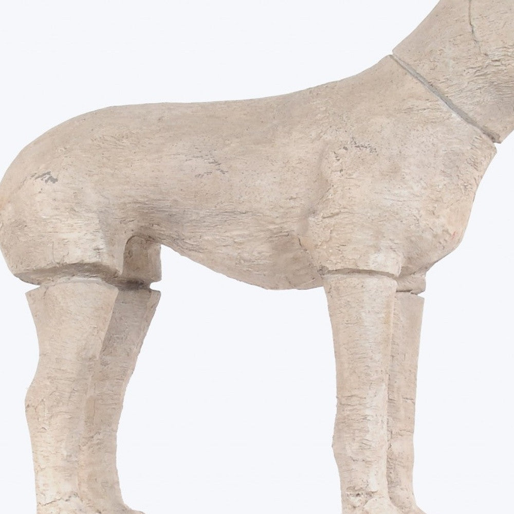 17" Natural Resin Hand Painted Figurine Tabletop Sculpture-Sculptures-DECOROLALA