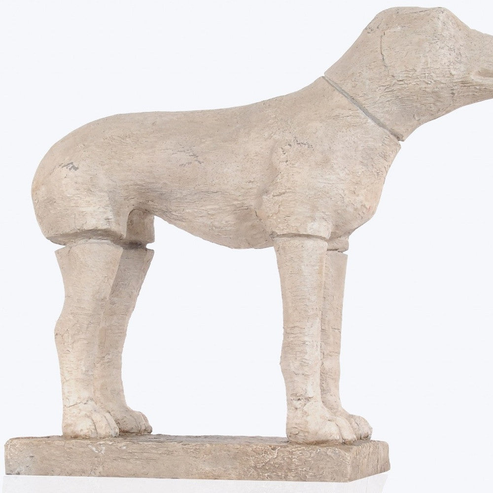 17" Natural Resin Hand Painted Figurine Tabletop Sculpture-Sculptures-DECOROLALA