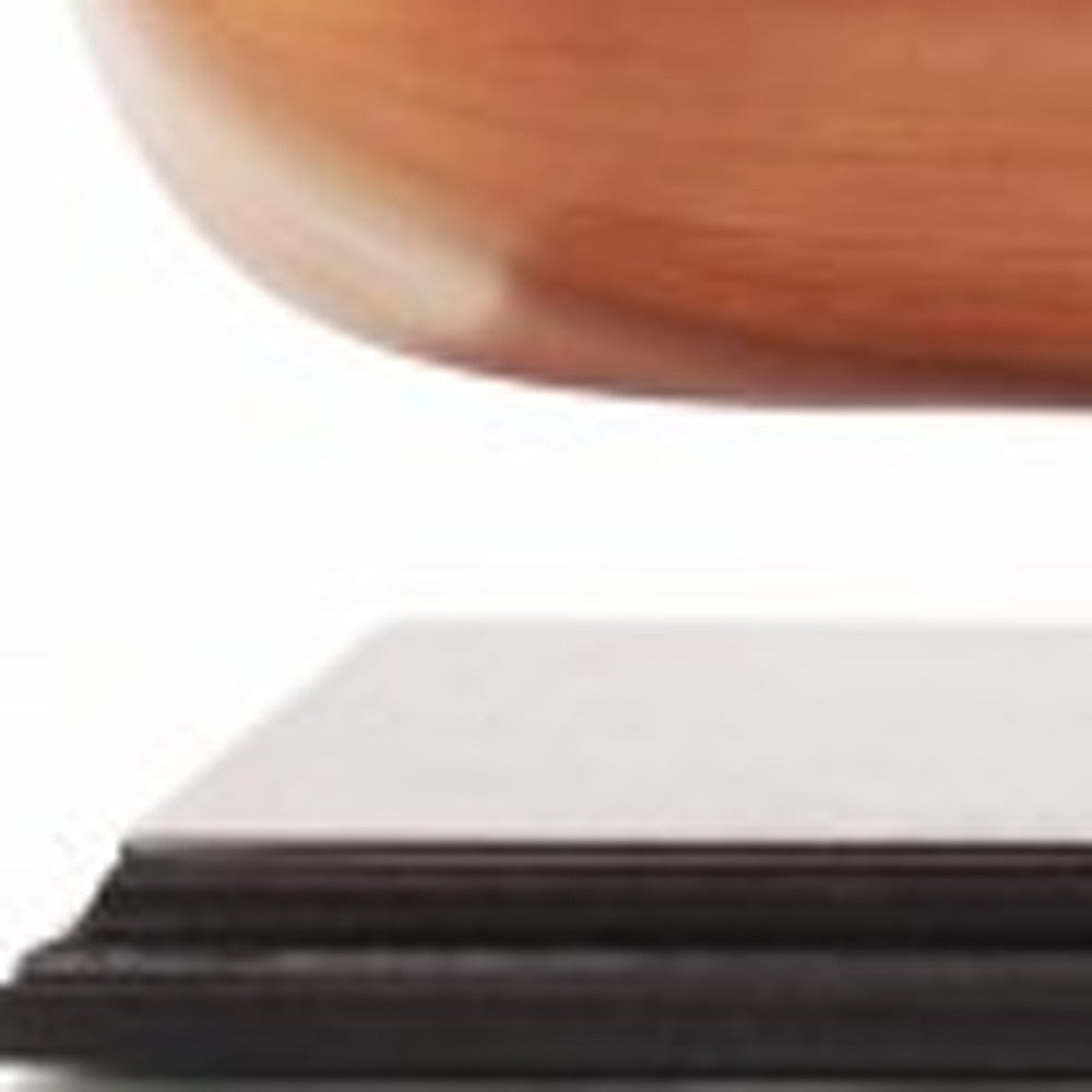 17" Wood Brown Solid Wood Hand Painted King of Mississippi Model Boat-Sculptures-DECOROLALA