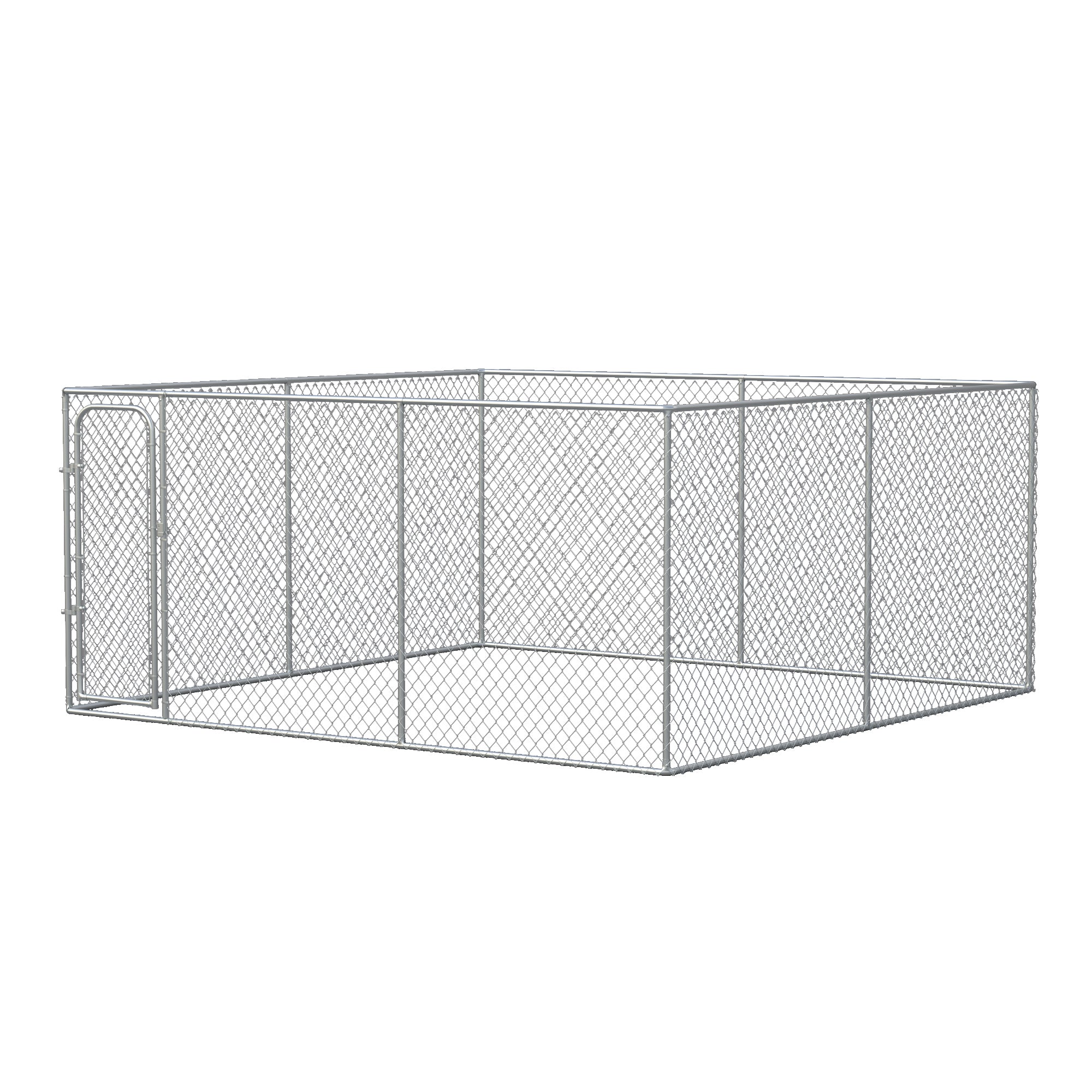 172.2 Sq. Ft. Dog Playpen Outdoor with Galvanized Steel Frame, for Small and Medium Dogs, 13' L x 13' W x 5.9' H-Dogs-DECOROLALA