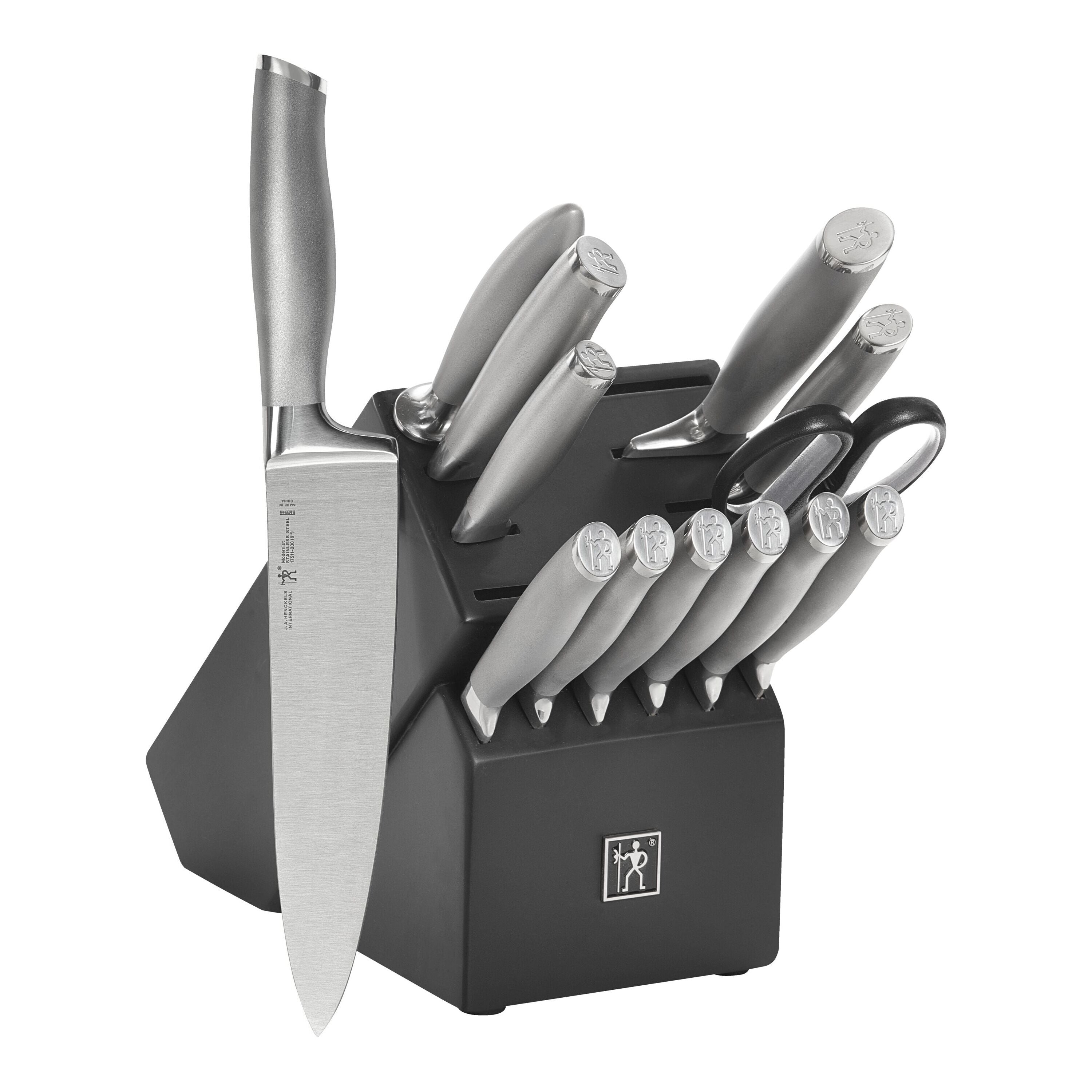 HENCKELS Modernist 14 Piece, Knife Block Set-Knife Blocks-DECOROLALA