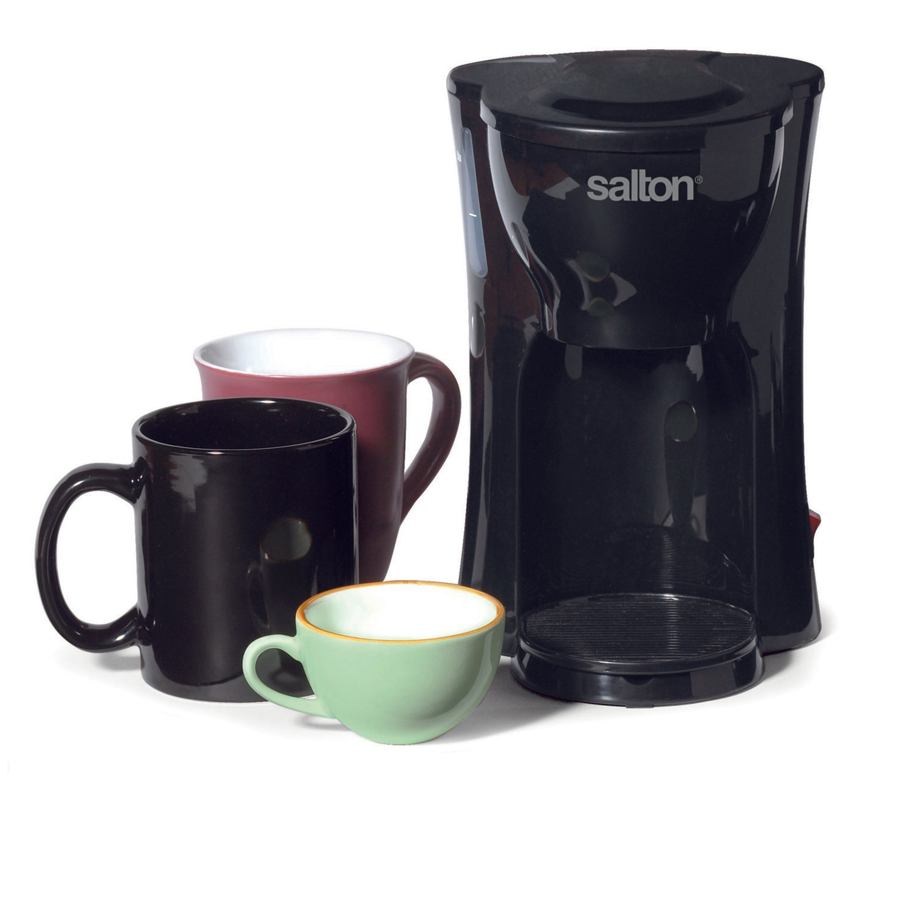 Salton Space Saving 1 Cup Coffeemaker-Coffee Makers & Espresso Machines-DECOROLALA