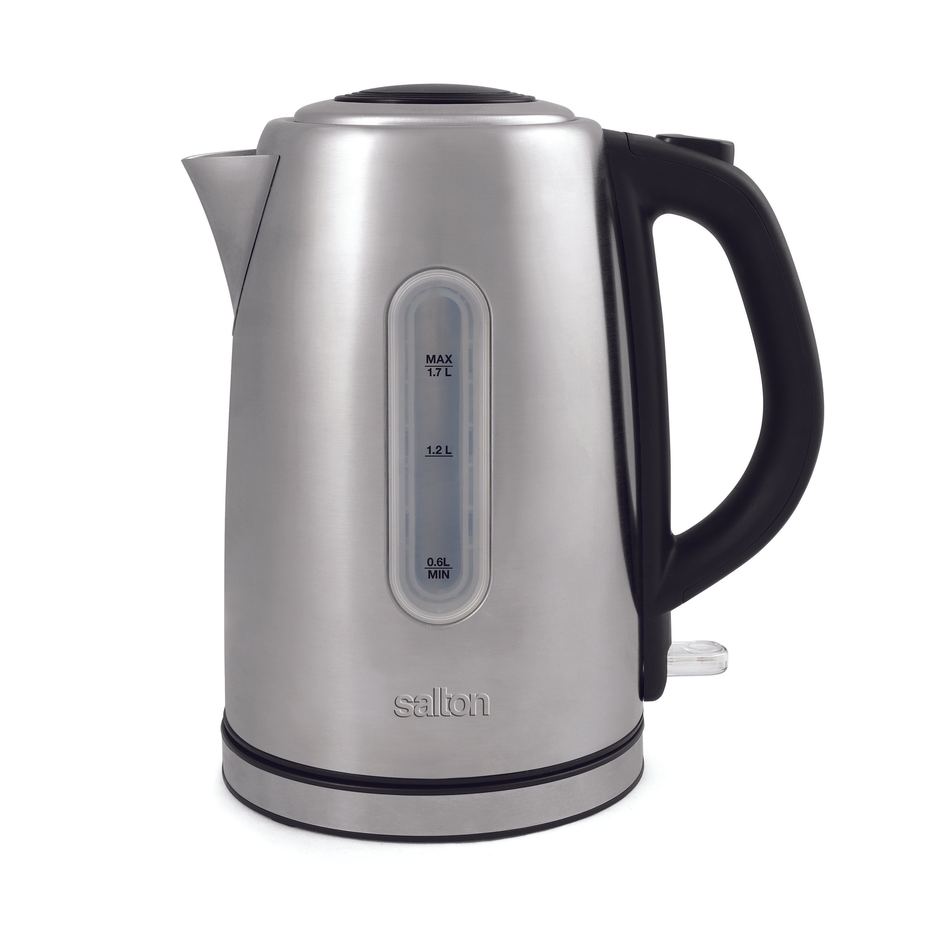Salton Cordless Electric Stainless Steel Kettle - 1.7L-Electric Kettles-DECOROLALA