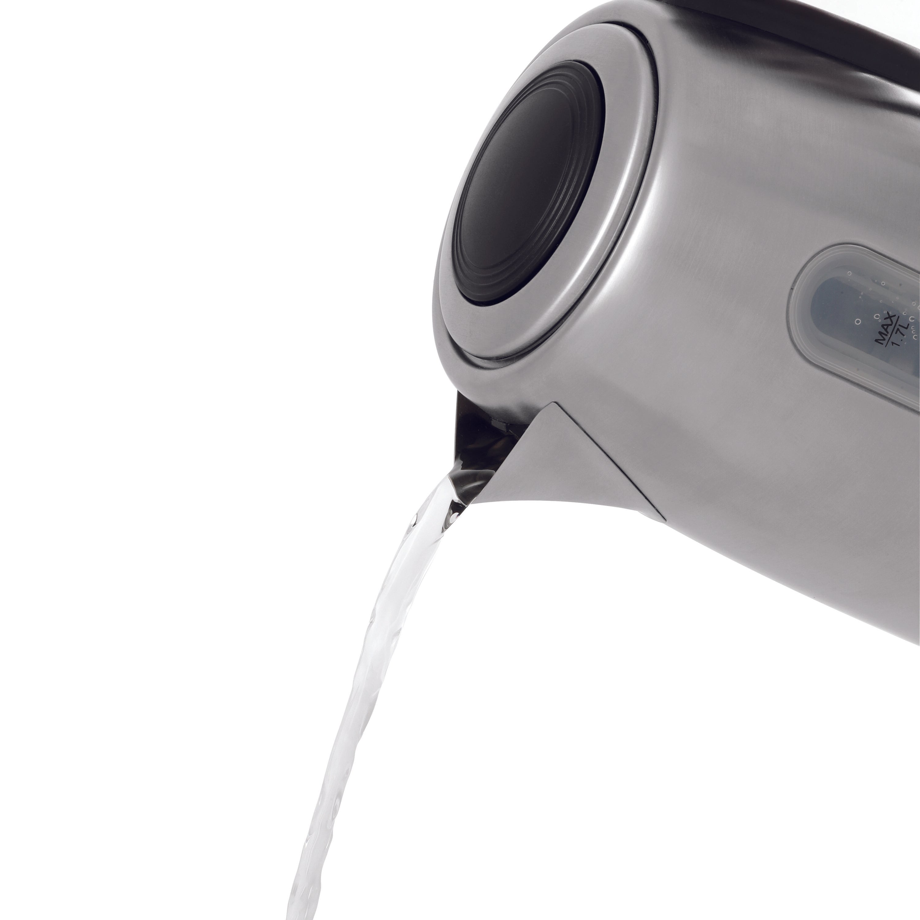 Salton Cordless Electric Stainless Steel Kettle - 1.7L-Electric Kettles-DECOROLALA