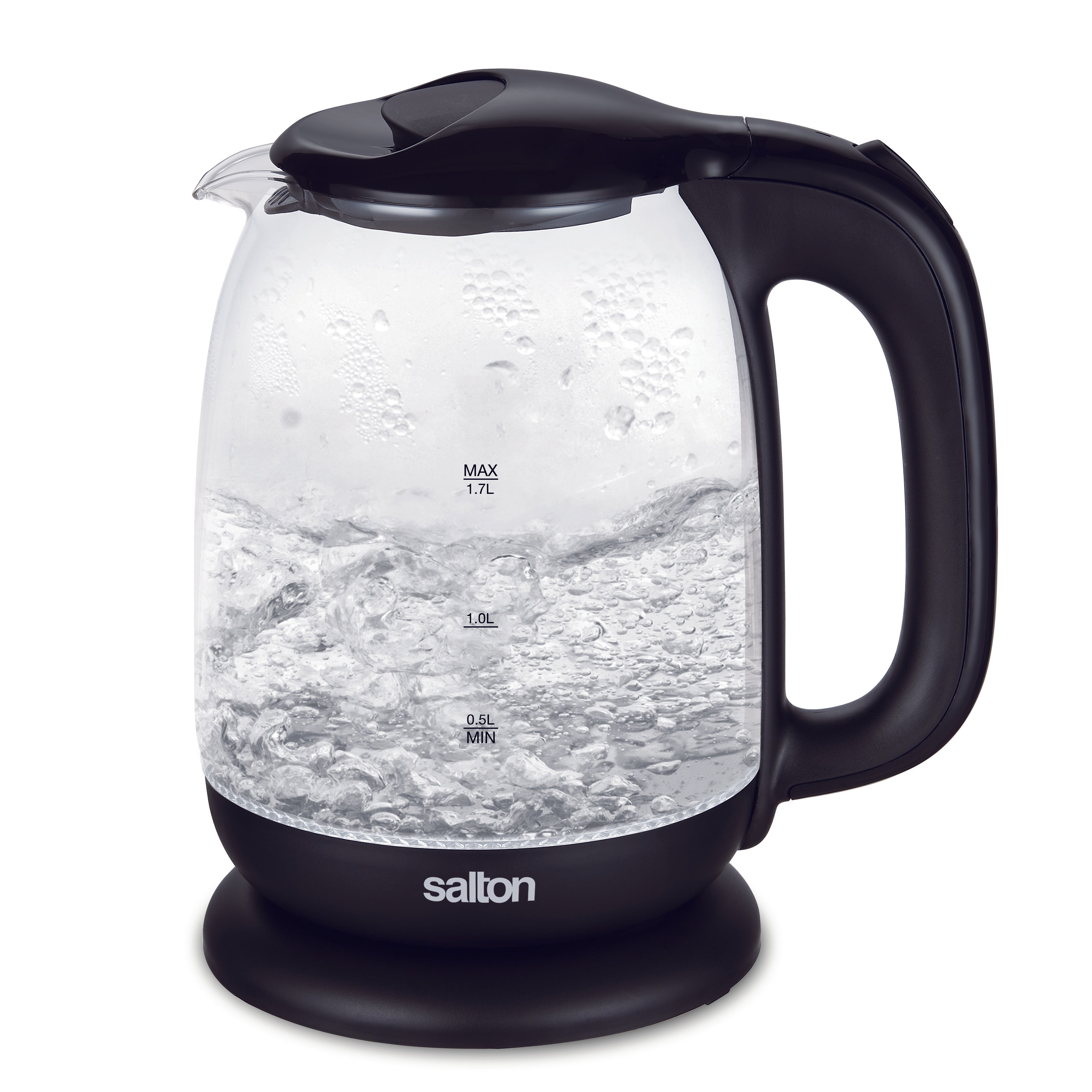 Salton Cordless Electric Glass Kettle - 1.7L-Electric Kettles-DECOROLALA