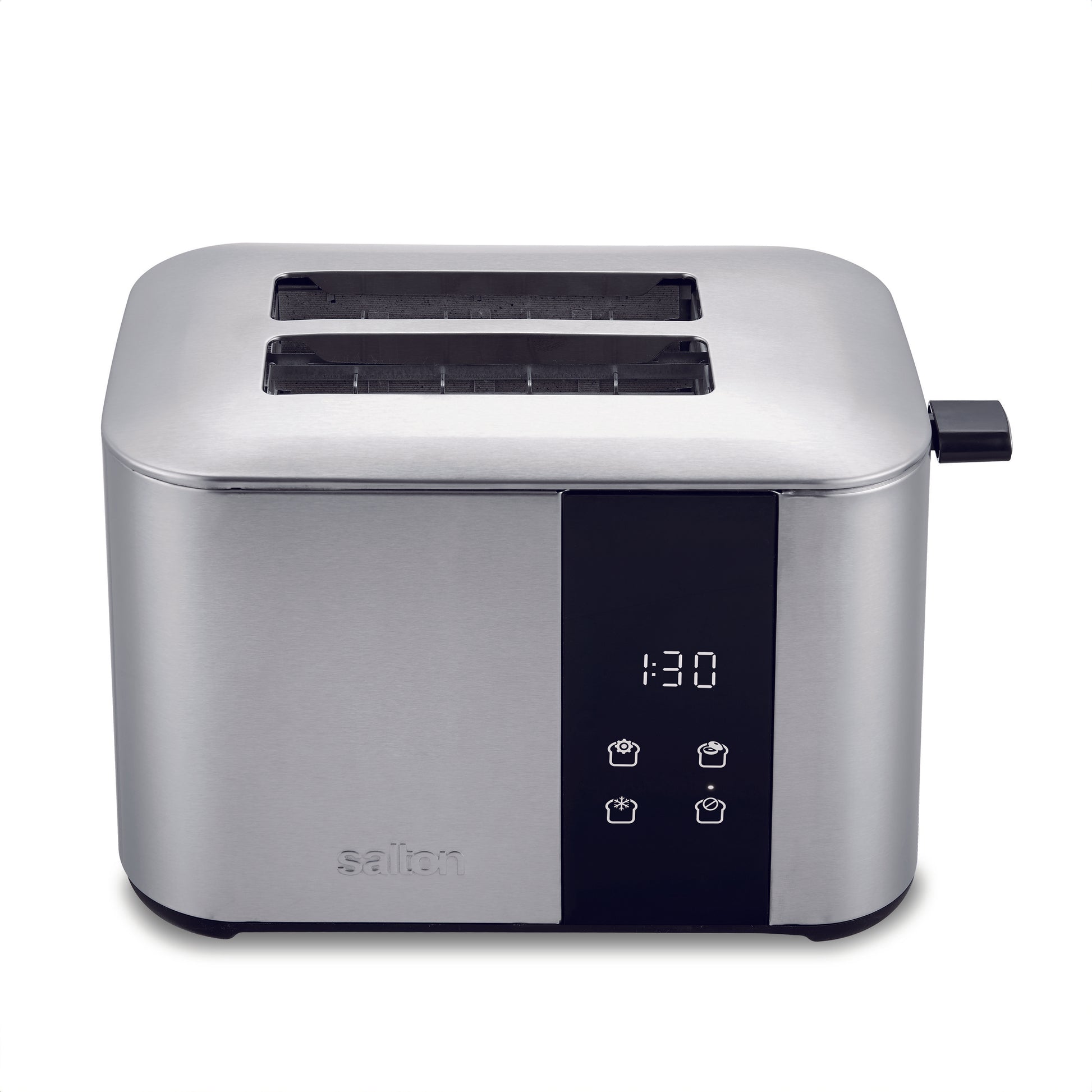 Salton Stainless Steel Digital Countdown Toaster – 2 Slice-Toasters-DECOROLALA