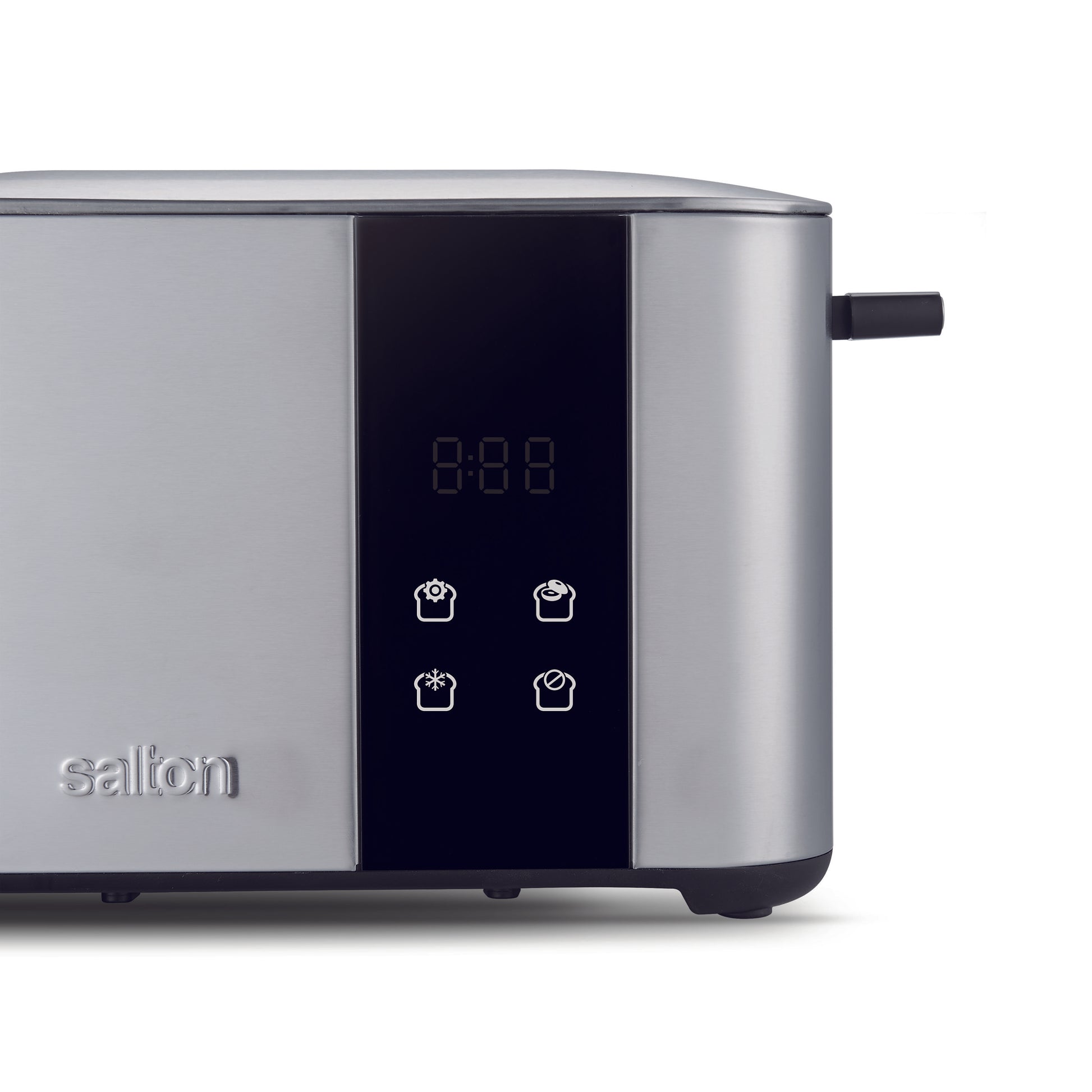 Salton Stainless Steel Digital Countdown Toaster – 4 Slice Long Slot-Toasters-DECOROLALA