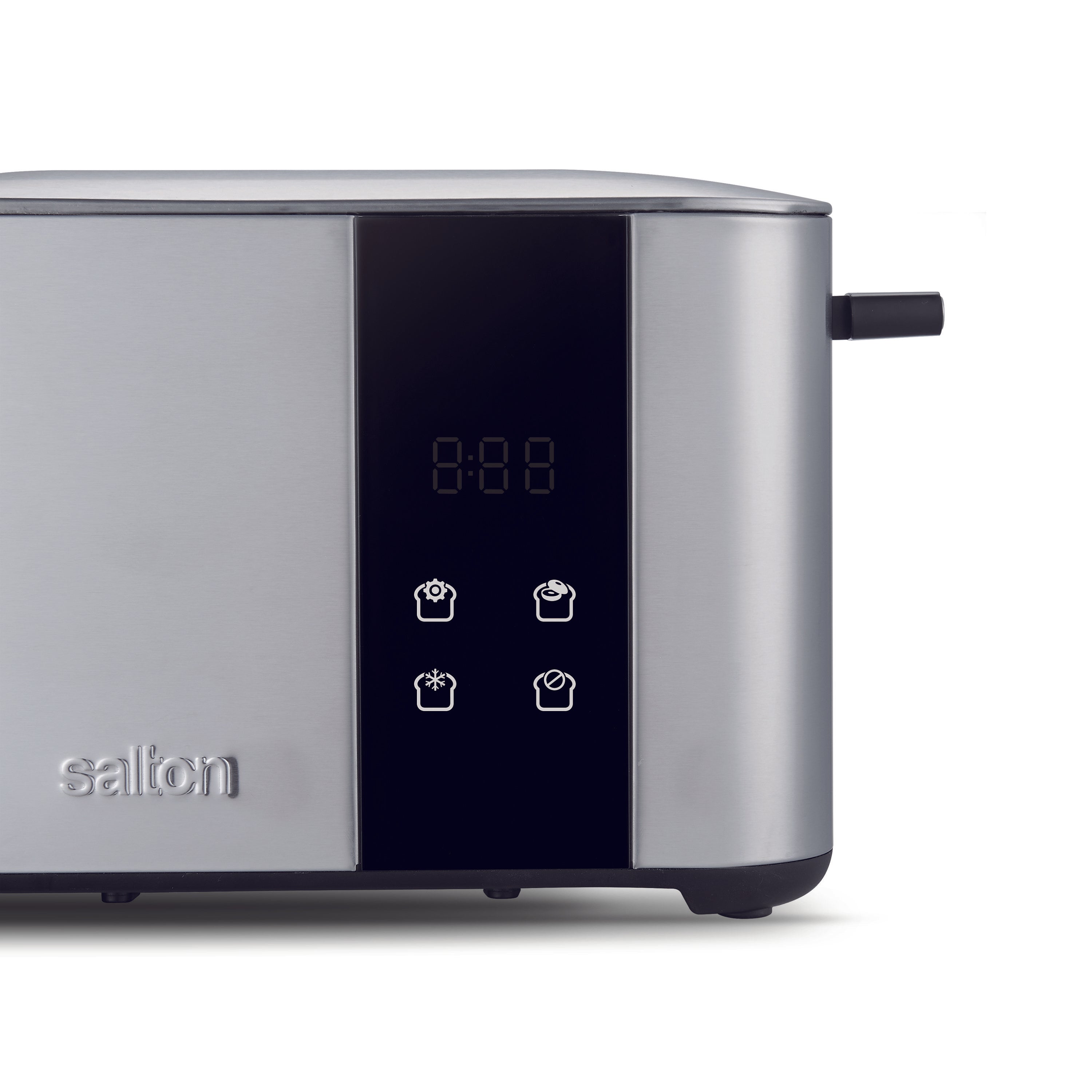 Salton Stainless Steel Digital Countdown Toaster – 4 Slice Long Slot-Toasters-DECOROLALA