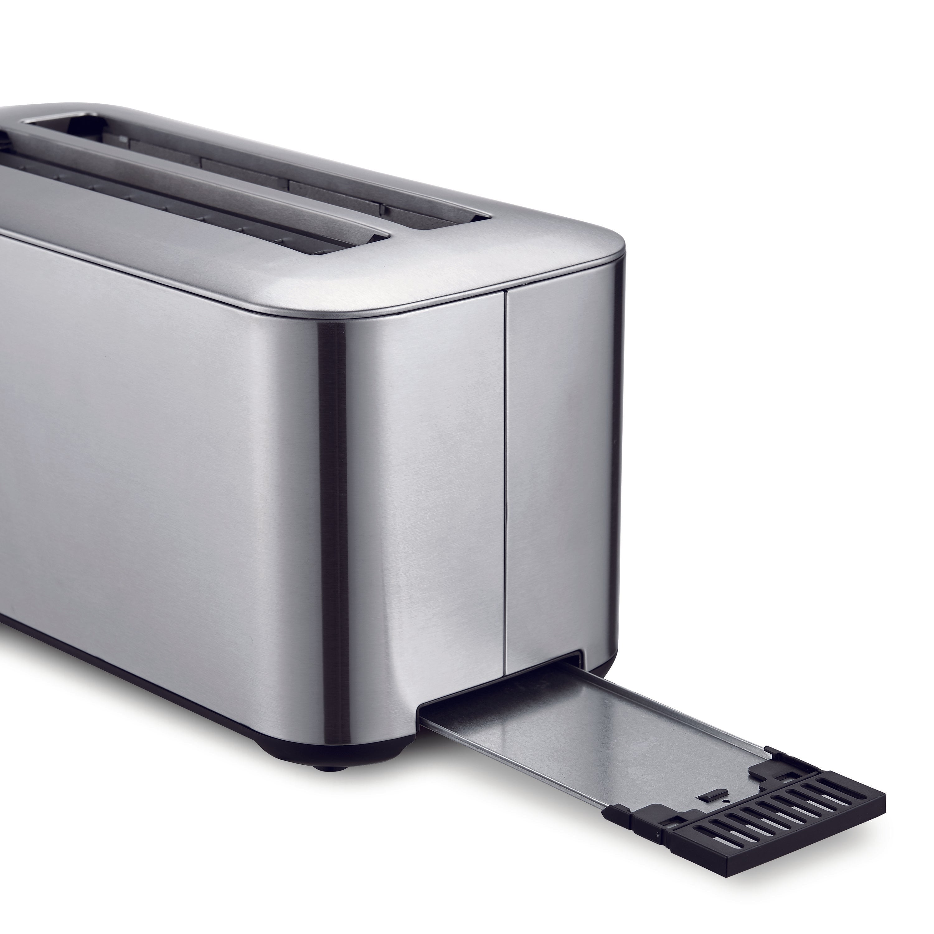 Salton Stainless Steel Digital Countdown Toaster – 4 Slice Long Slot-Toasters-DECOROLALA