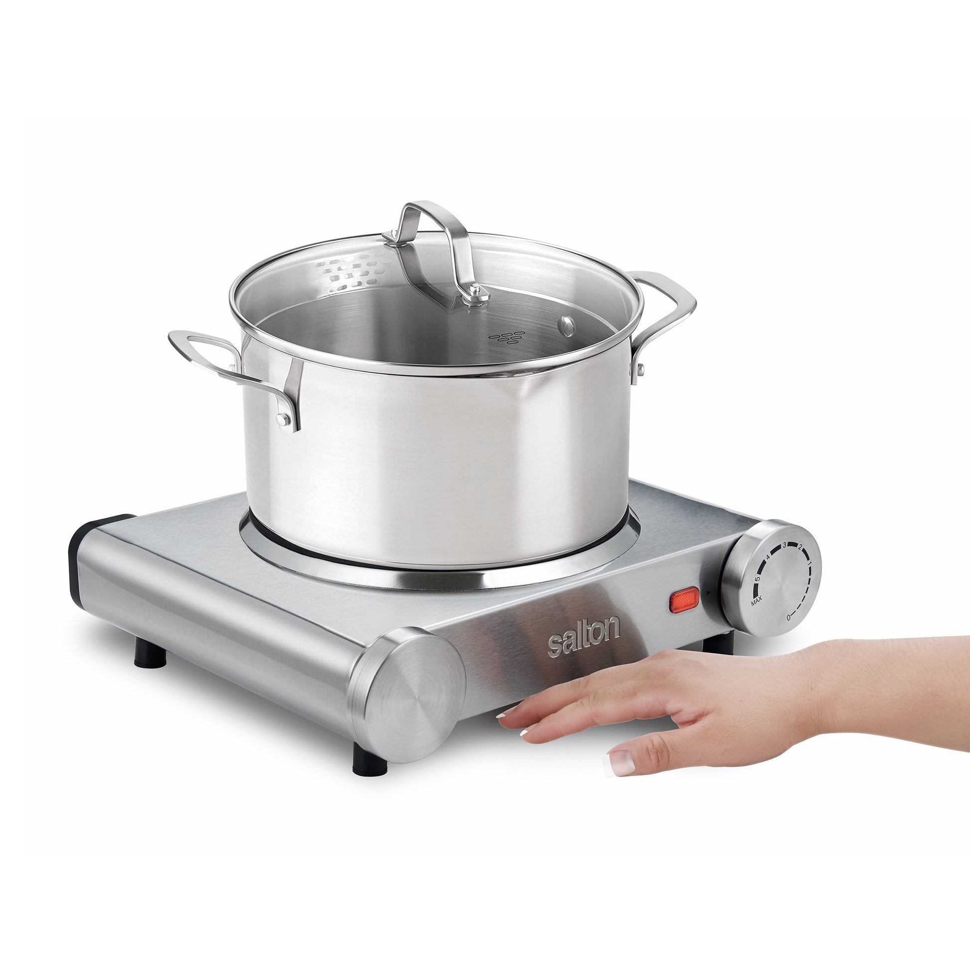 Salton Portable Infrared Cooktop-Cooktops-DECOROLALA