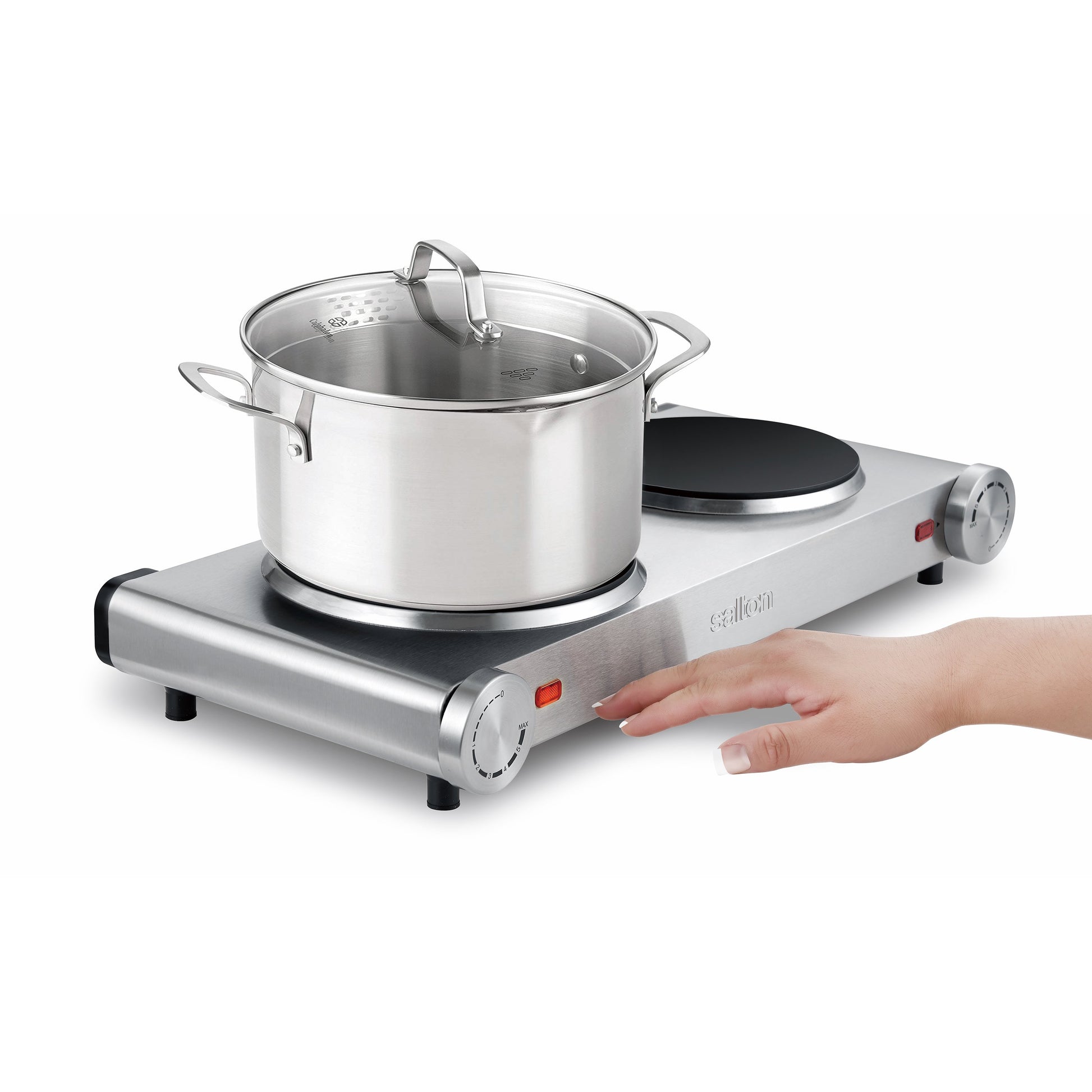 Salton Portable Infrared Cooktop-Cooktops-DECOROLALA