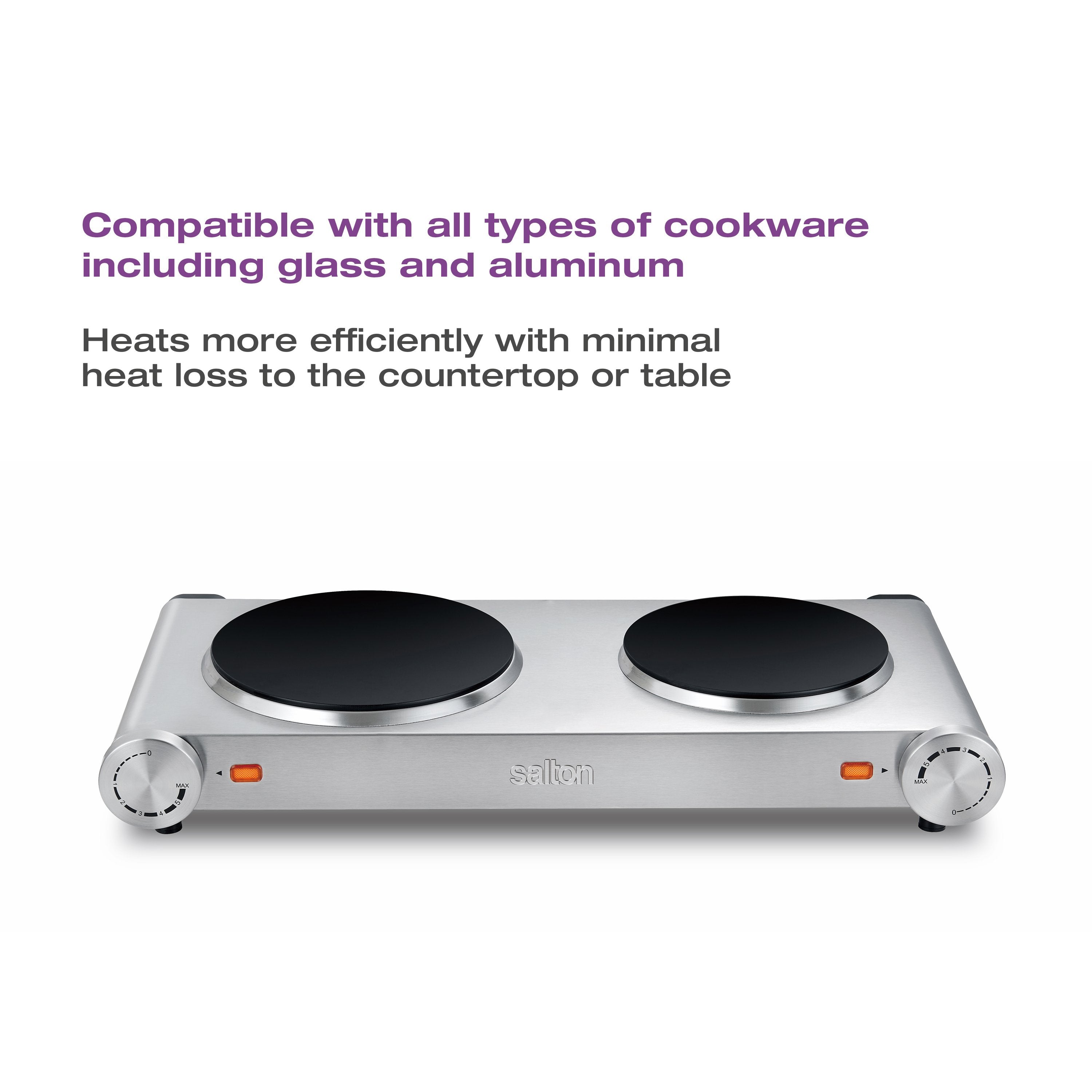 Salton Portable Infrared Cooktop-Cooktops-DECOROLALA