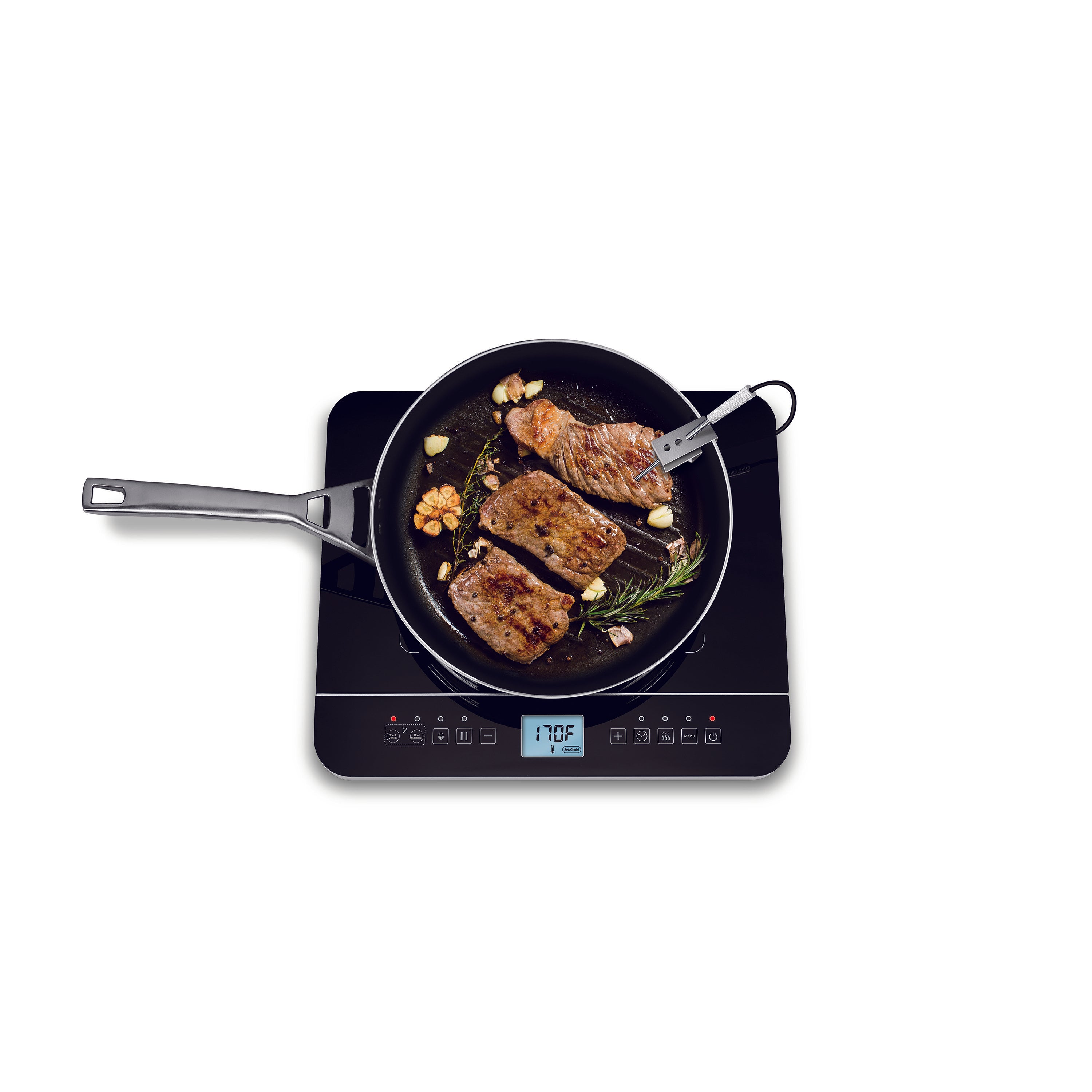 Salton Induction Cooktop With Temperature Probe-Cooktops-DECOROLALA