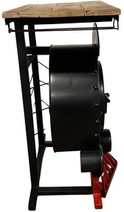 17.5" X 28.5" X 36" Steam Engine Bar Counter-Kitchen Carts-Islands-DECOROLALA