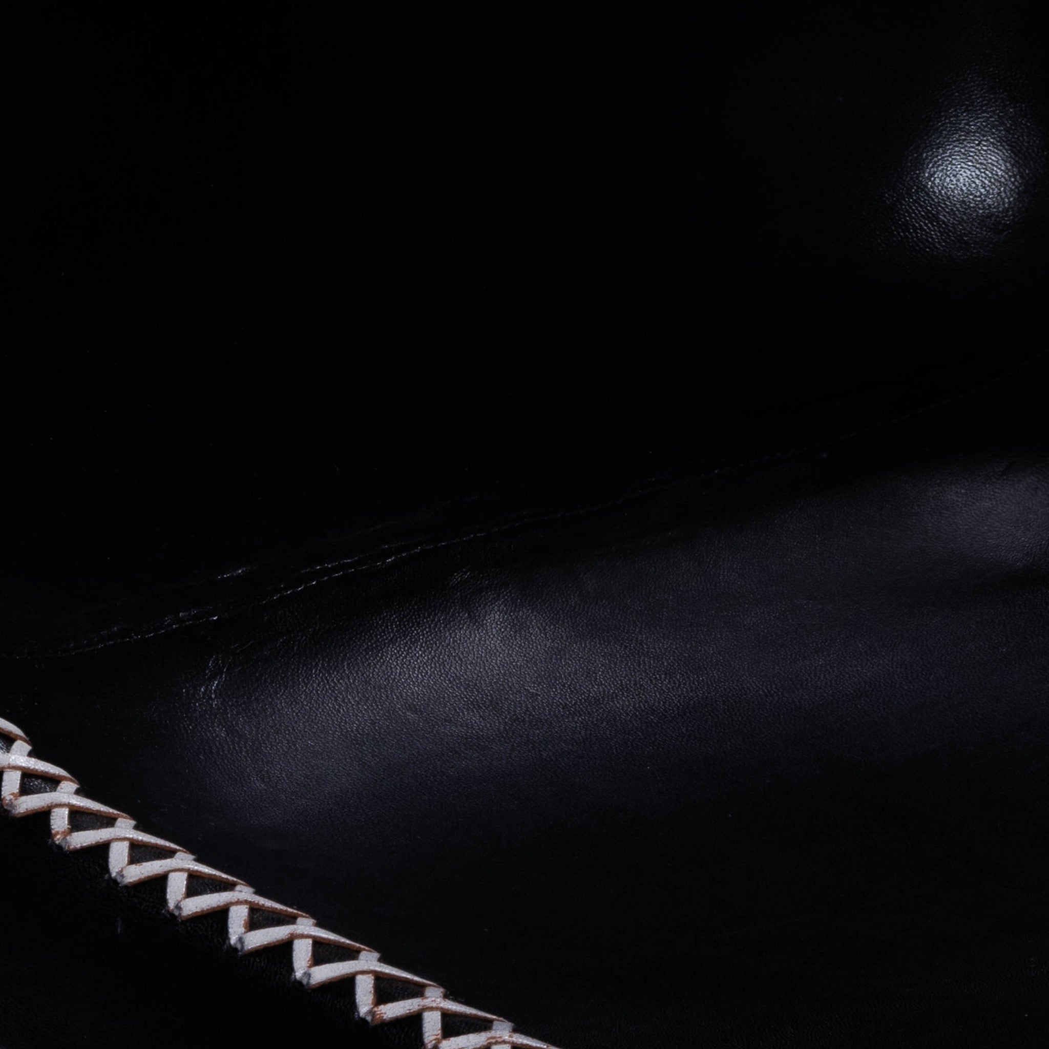 18" Black Faux Leather Side Chair-Accent Chairs-DECOROLALA