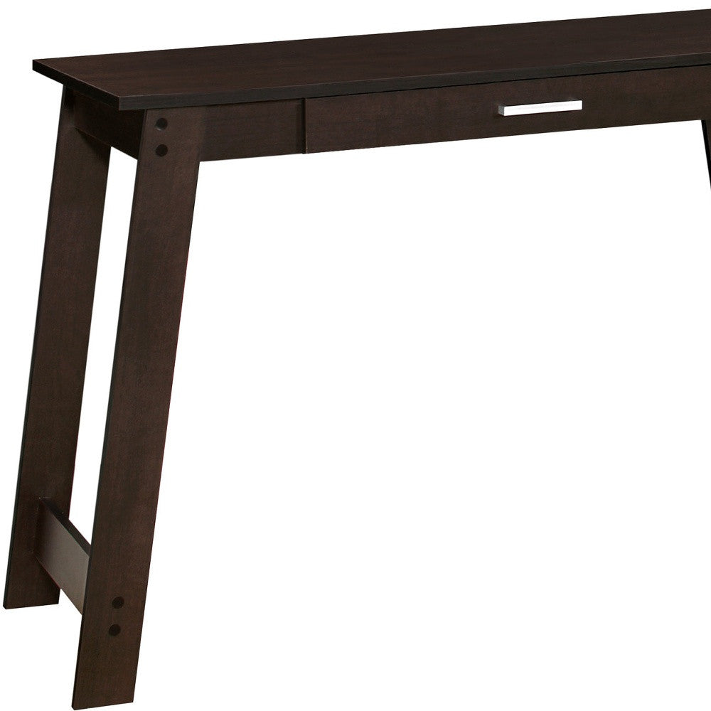 18" Brown Computer Desk-Desks-DECOROLALA