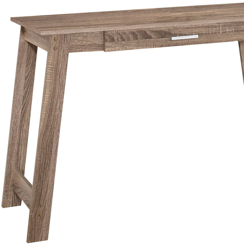 18" Brown Computer Desk-Desks-DECOROLALA