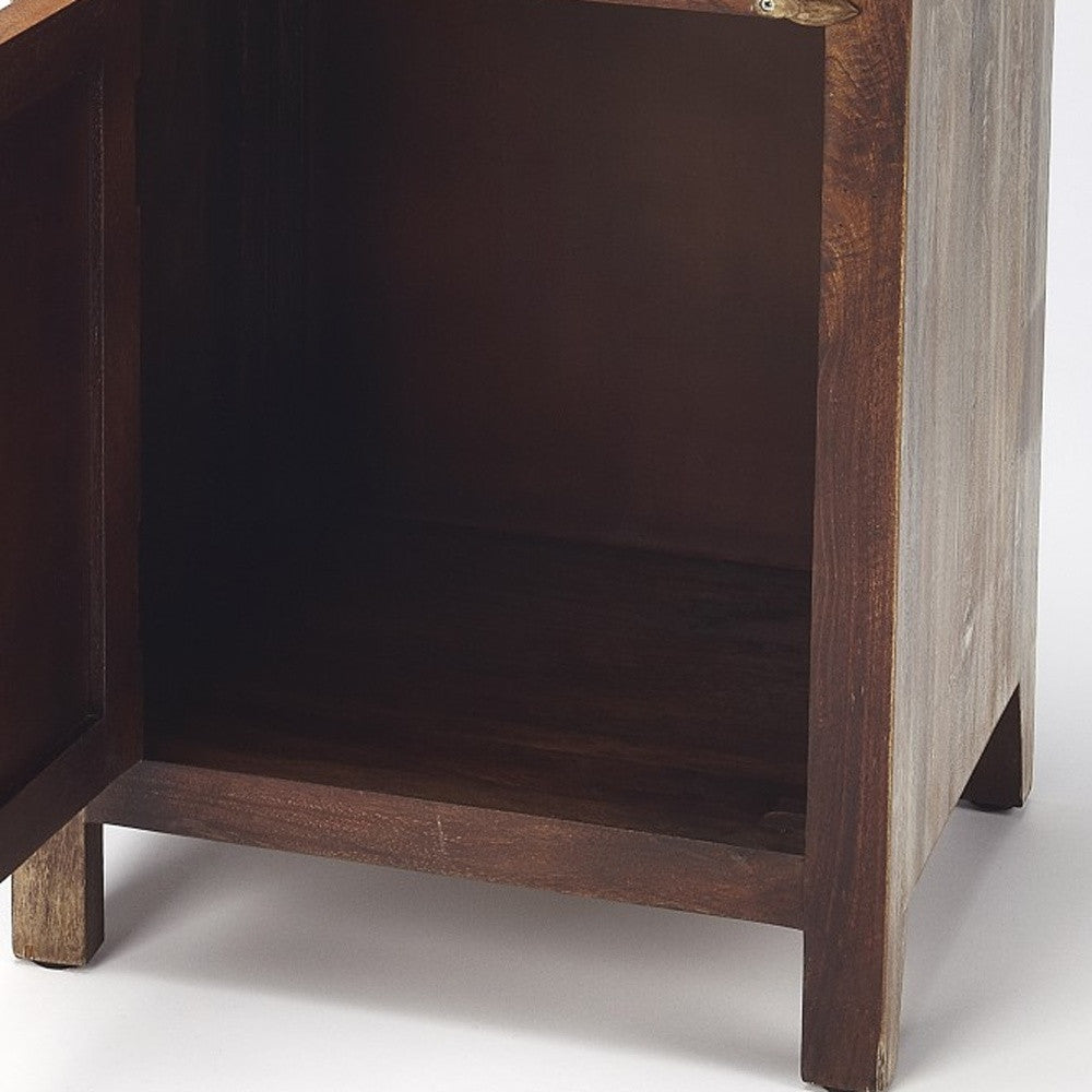 18" Brown Standard Accent Cabinet-Cabinets-DECOROLALA