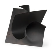 18" Contempo Antiqued Black Abstract Sculpture-Sculptures-DECOROLALA