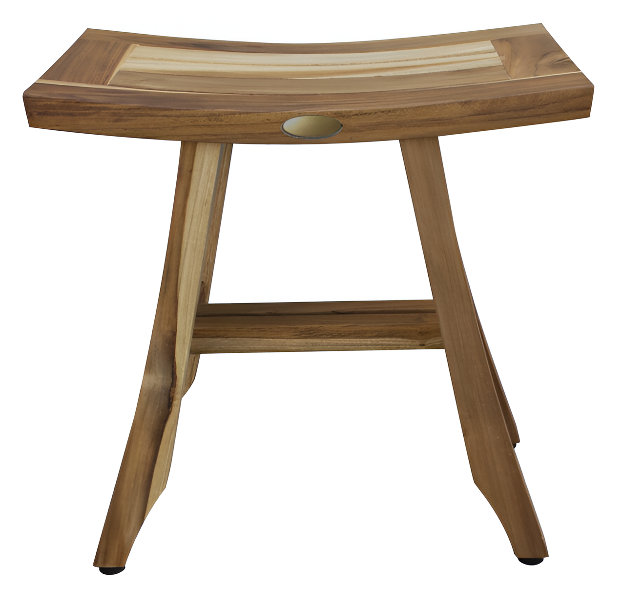 18" Natural Teak Rectangular Shower Bench-Shower Benches-DECOROLALA