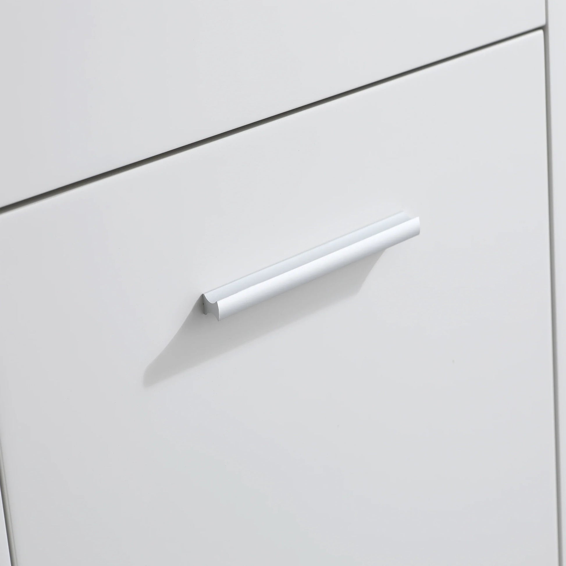 18" White Freestanding Corner Bathroom Vanity with Engineered Stone Countertop-Migration_Bathroom Vanities-DECOROLALA