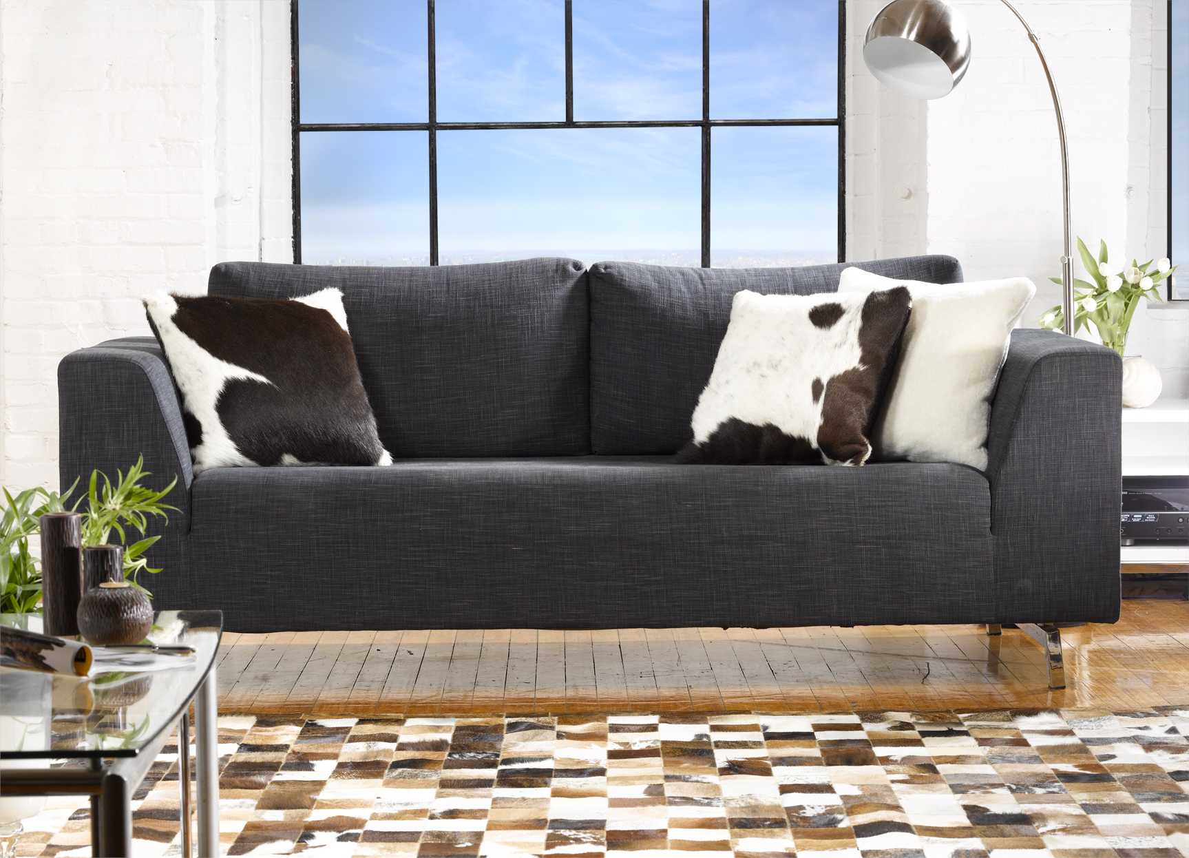 18" X 18" X 5" Black And White Pillow 2 Pack-Accent Throw Pillows-DECOROLALA