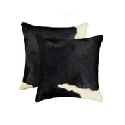 18" X 18" X 5" Black And White Pillow 2 Pack-Accent Throw Pillows-DECOROLALA