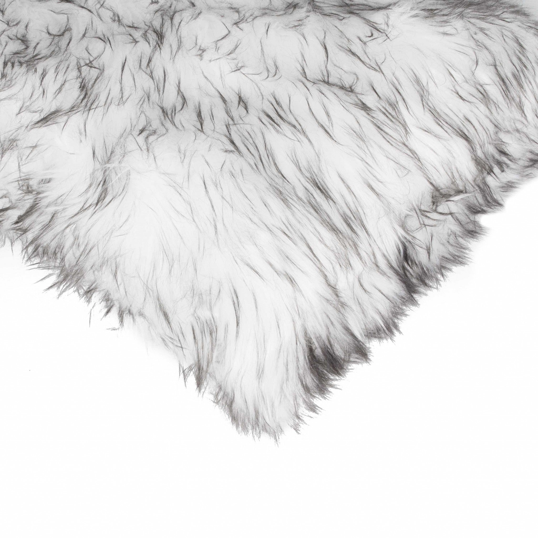 18" X 18" X 5" Gradient Gray Faux Fur 2Pack Pillow-Accent Throw Pillows-DECOROLALA