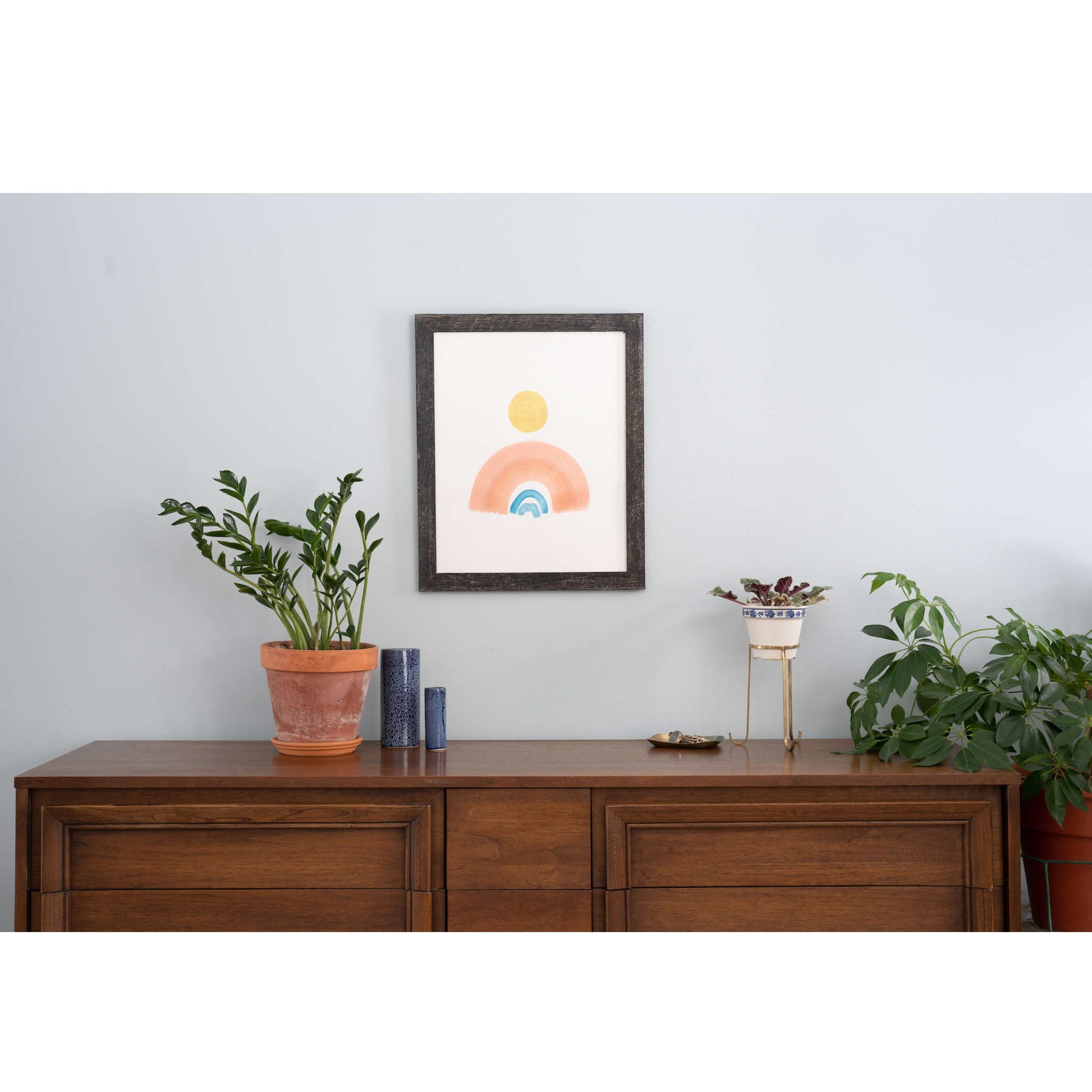 18" x 24" Black Solid Wood Hanging Picture Frame-Picture Frames-DECOROLALA