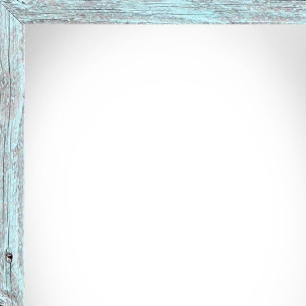 18" x 24" Blue Solid Wood Hanging Picture Frame-Picture Frames-DECOROLALA