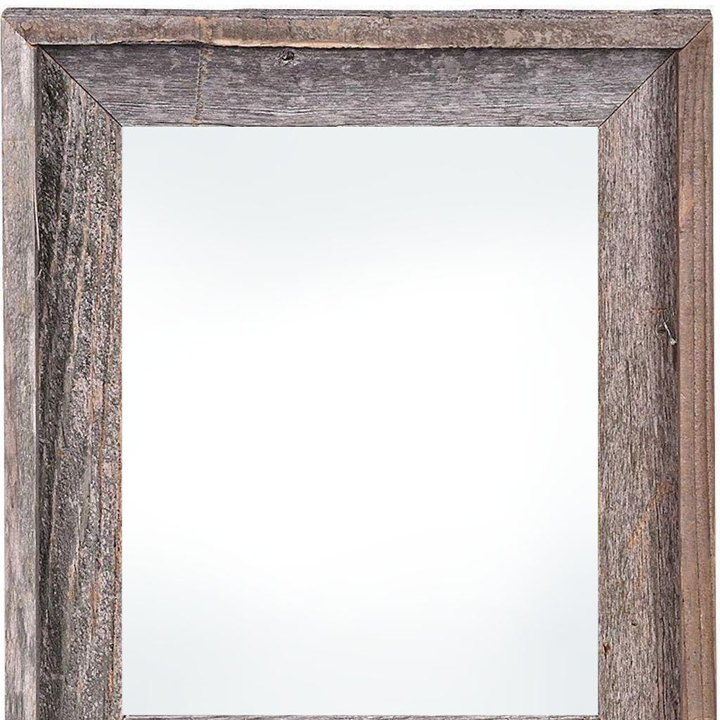18" x 24" Gray Solid Wood Hanging Picture Frame-Picture Frames-DECOROLALA